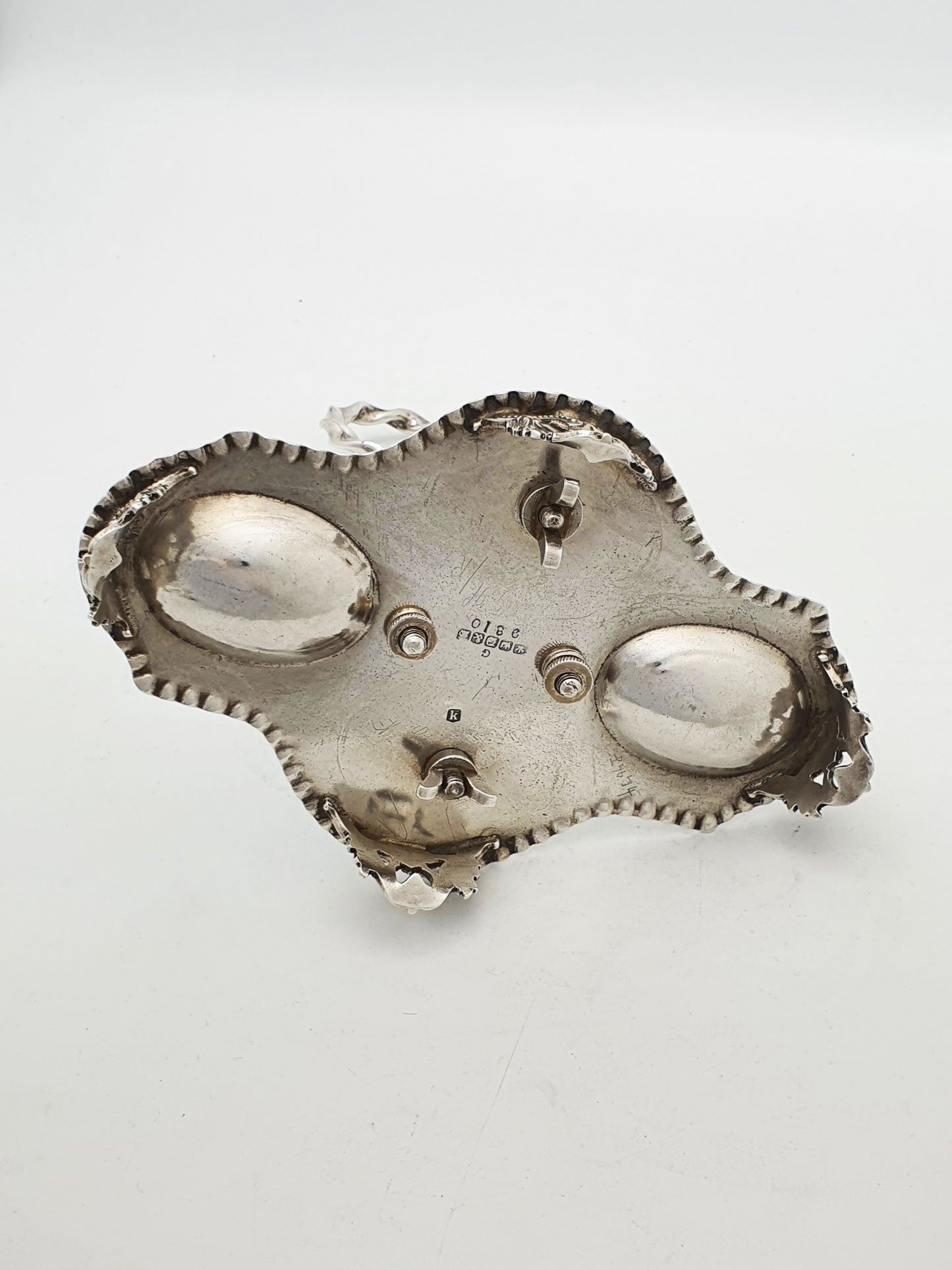 Antique Victorian Silver Plated Twin Egg Cup Cruet Set – circa 1890