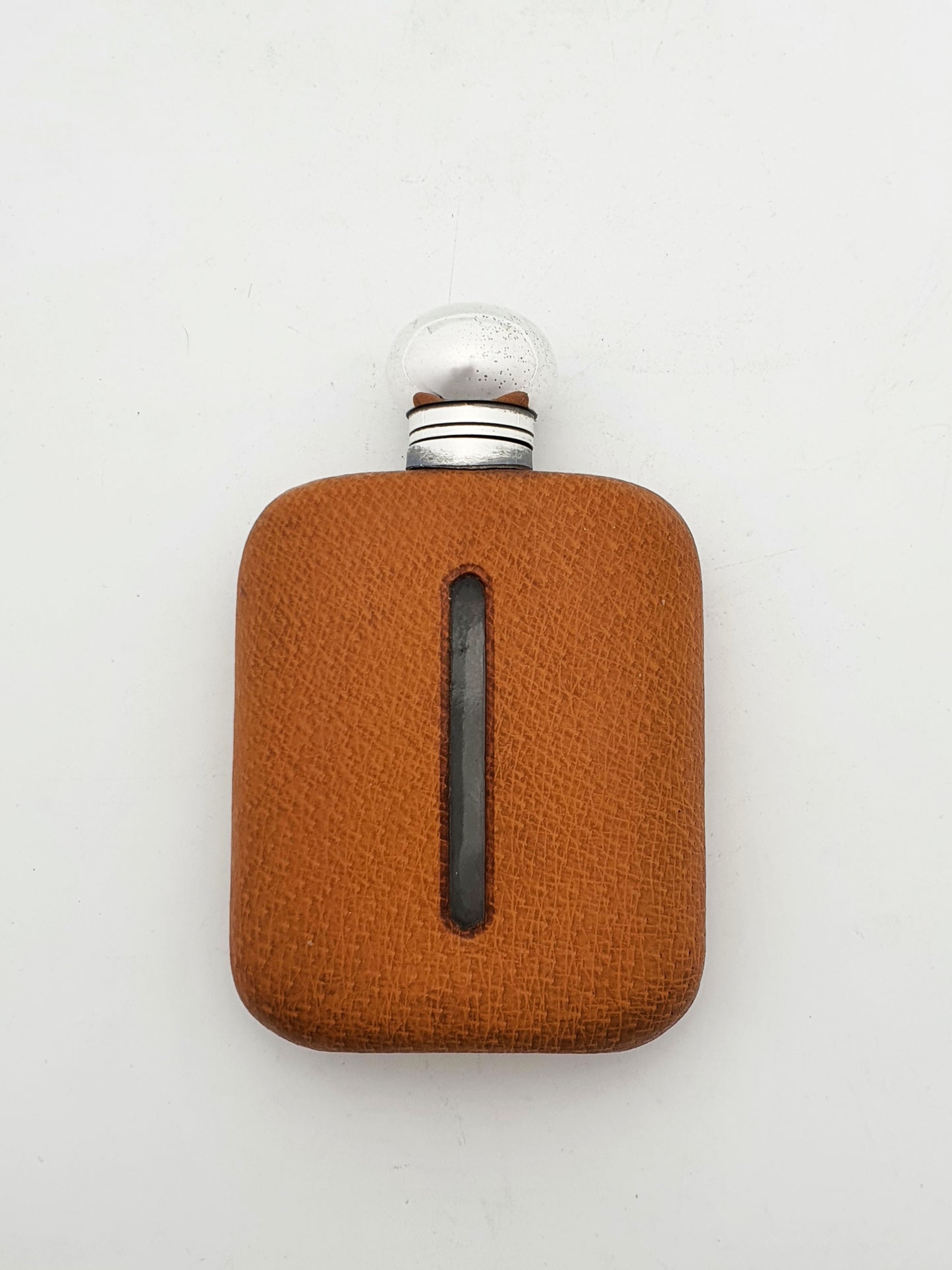Nice Vintage Leather-Wrapped Hip Flask – circa 1950