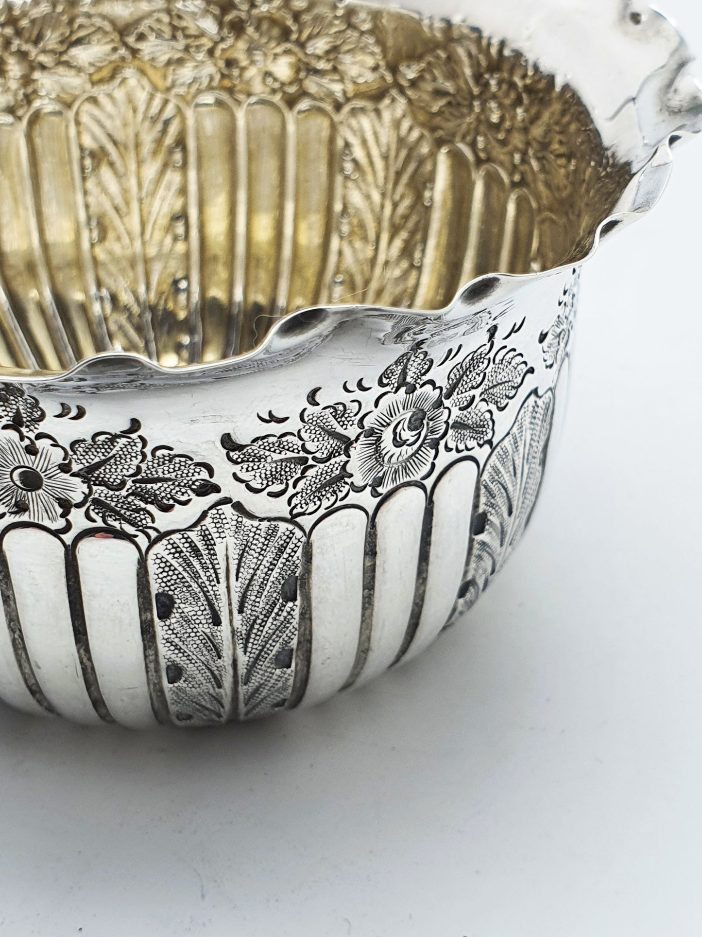 Small Antique Victorian Sterling Silver Bowl - 1888