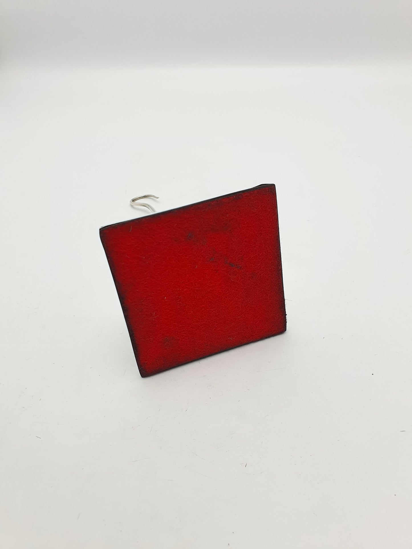 Antique Victorian Receipt Hook Stand with Sterling Silver Plinth Base - 1898