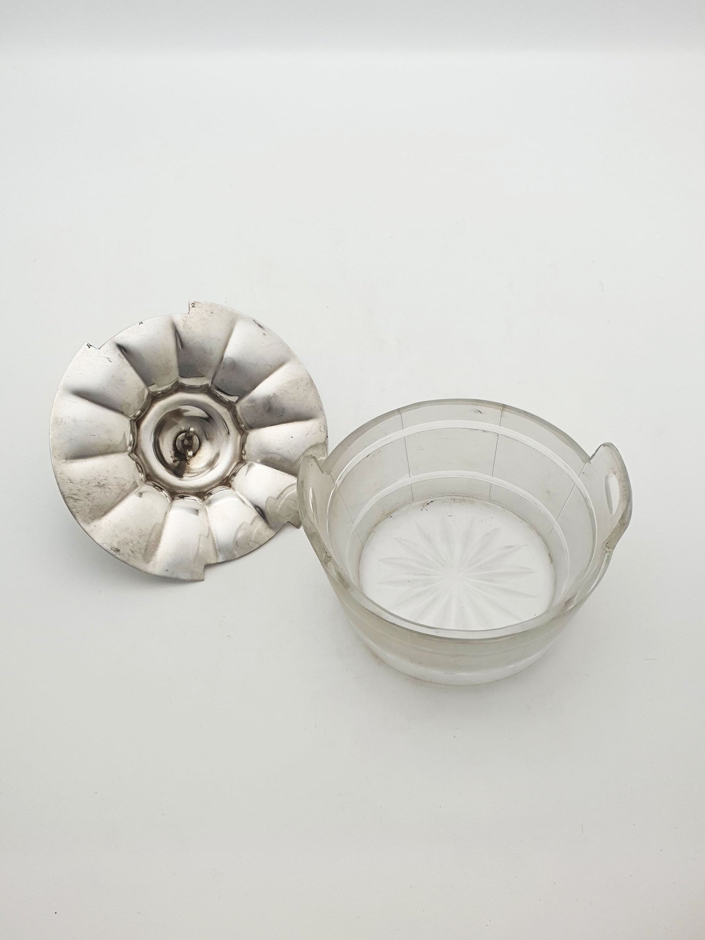 Lovely Antique Victorian Butter Dish with Glass Liner – circa 1880