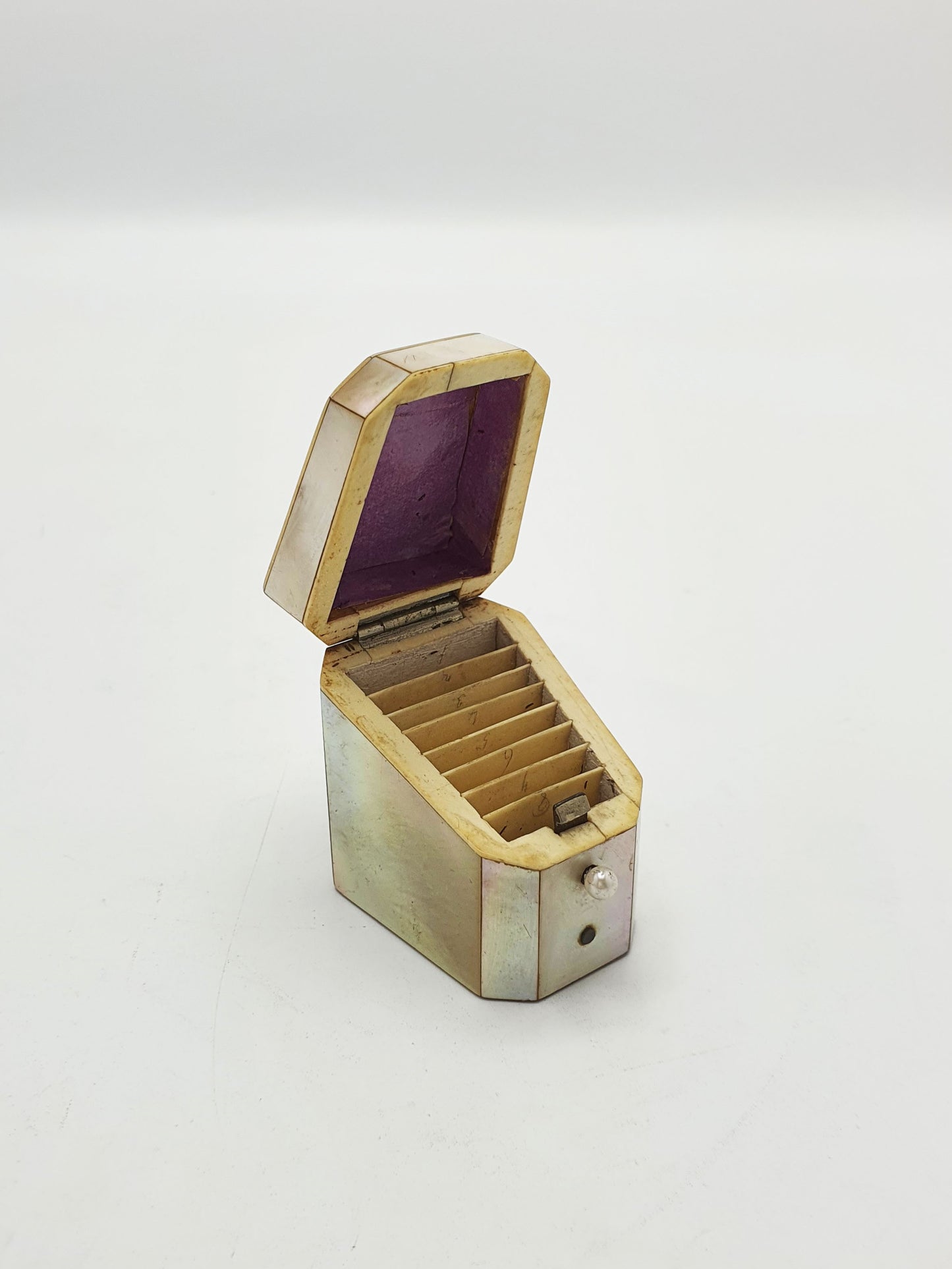 Lovely Antique Victorian Mother-of-Pearl Needle Case – circa 1880