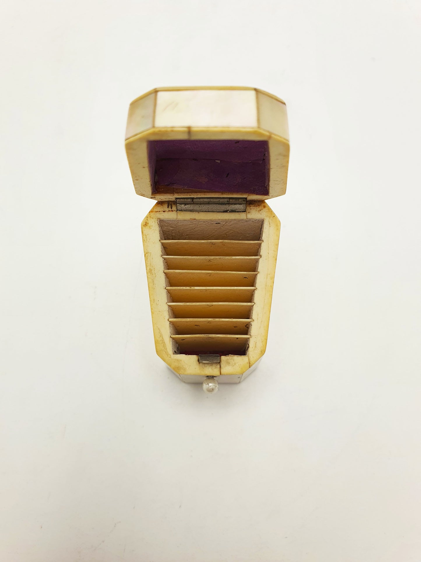 Lovely Antique Victorian Mother-of-Pearl Needle Case – circa 1880