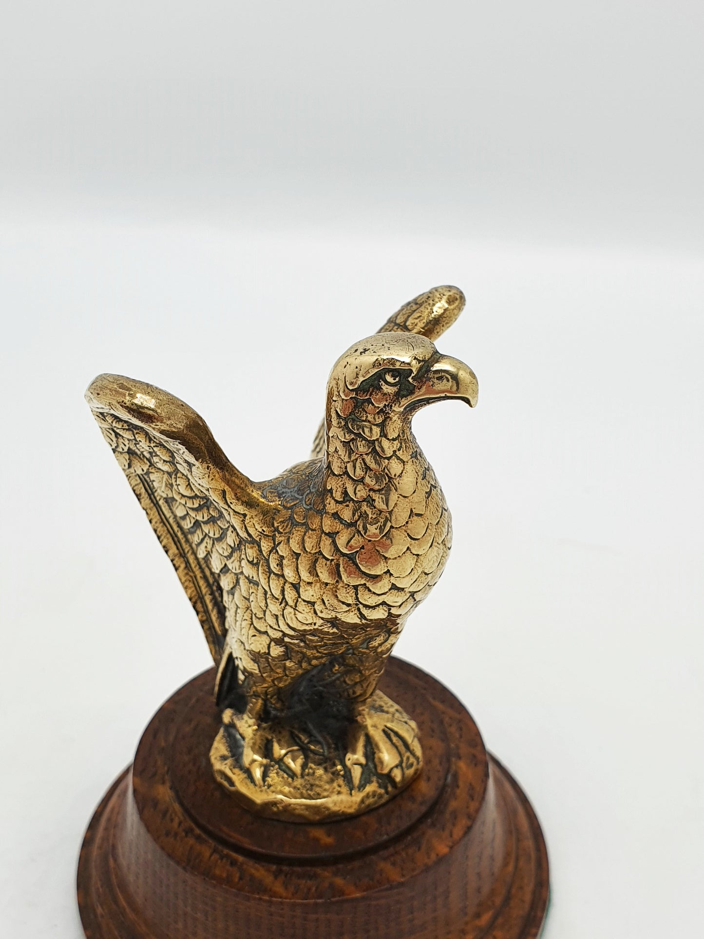 Nice Antique Brass Eagle Desk Paperweight – circa 1900