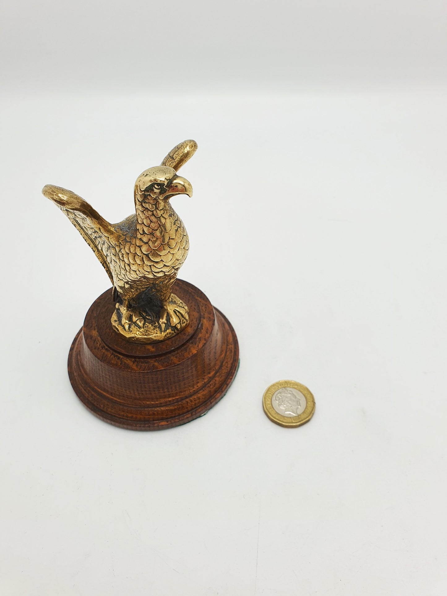 Nice Antique Brass Eagle Desk Paperweight – circa 1900