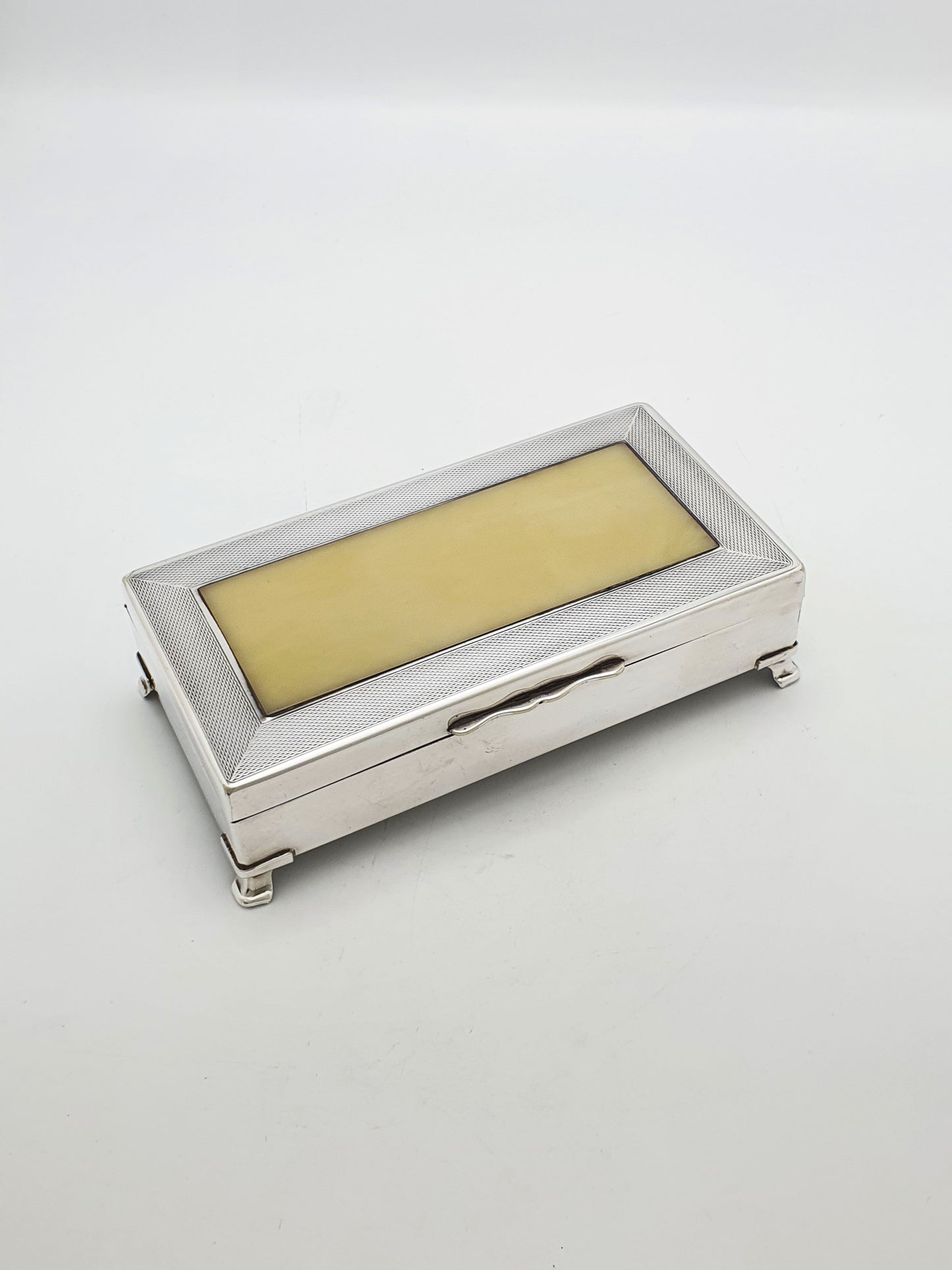 Vintage Silver Plate and Bakelite Trinket Box – circa 1960
