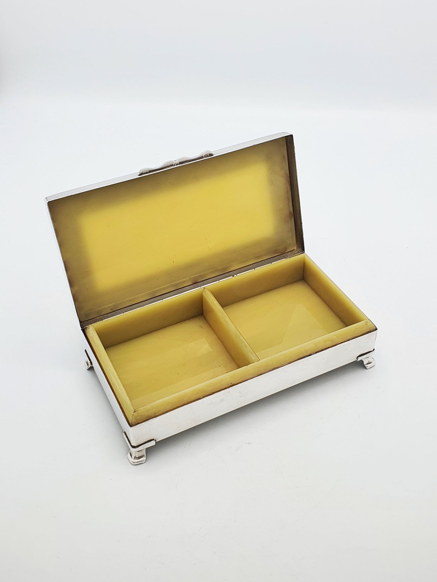 Vintage Silver Plate and Bakelite Trinket Box – circa 1960