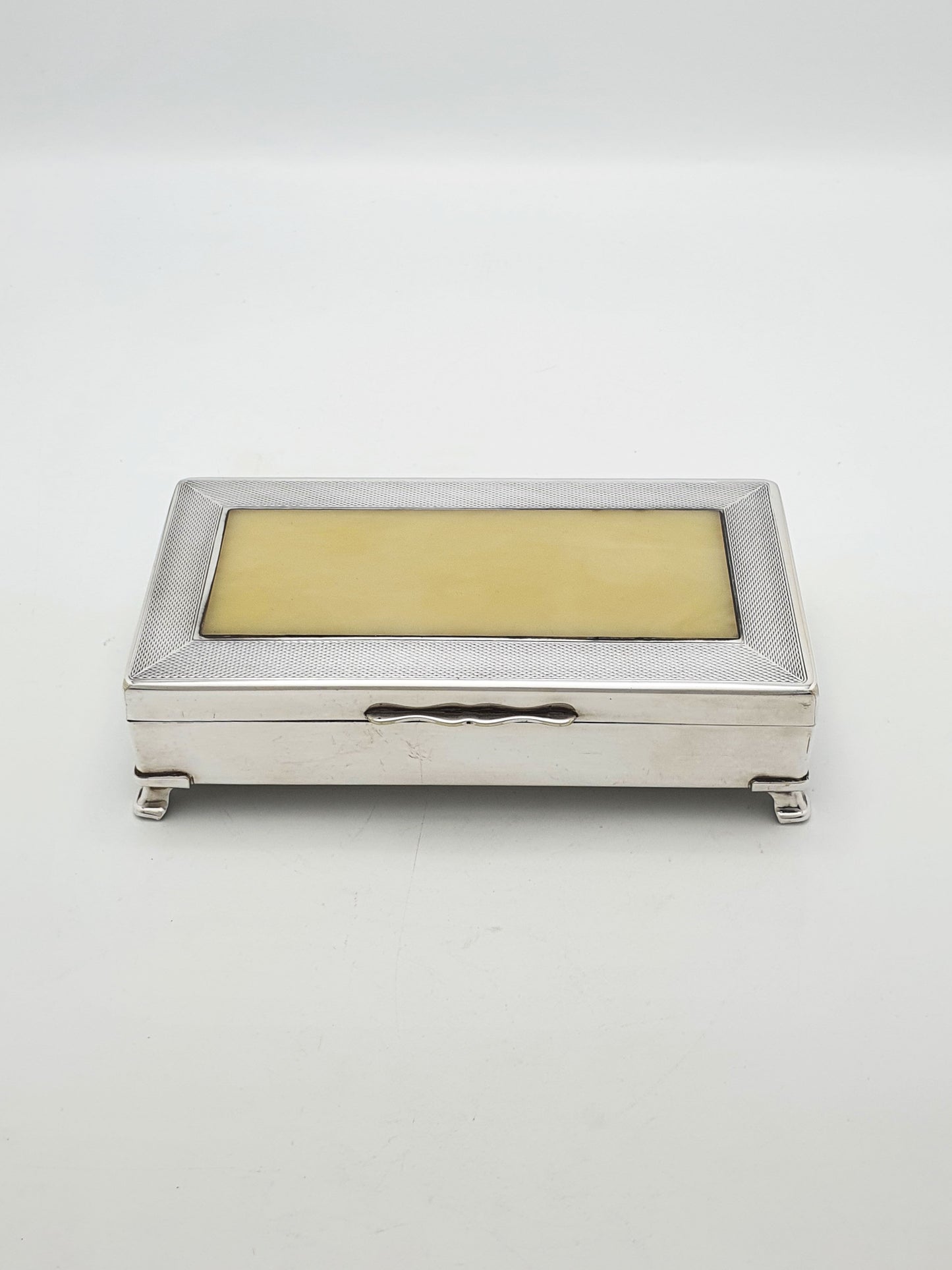 Vintage Silver Plate and Bakelite Trinket Box – circa 1960