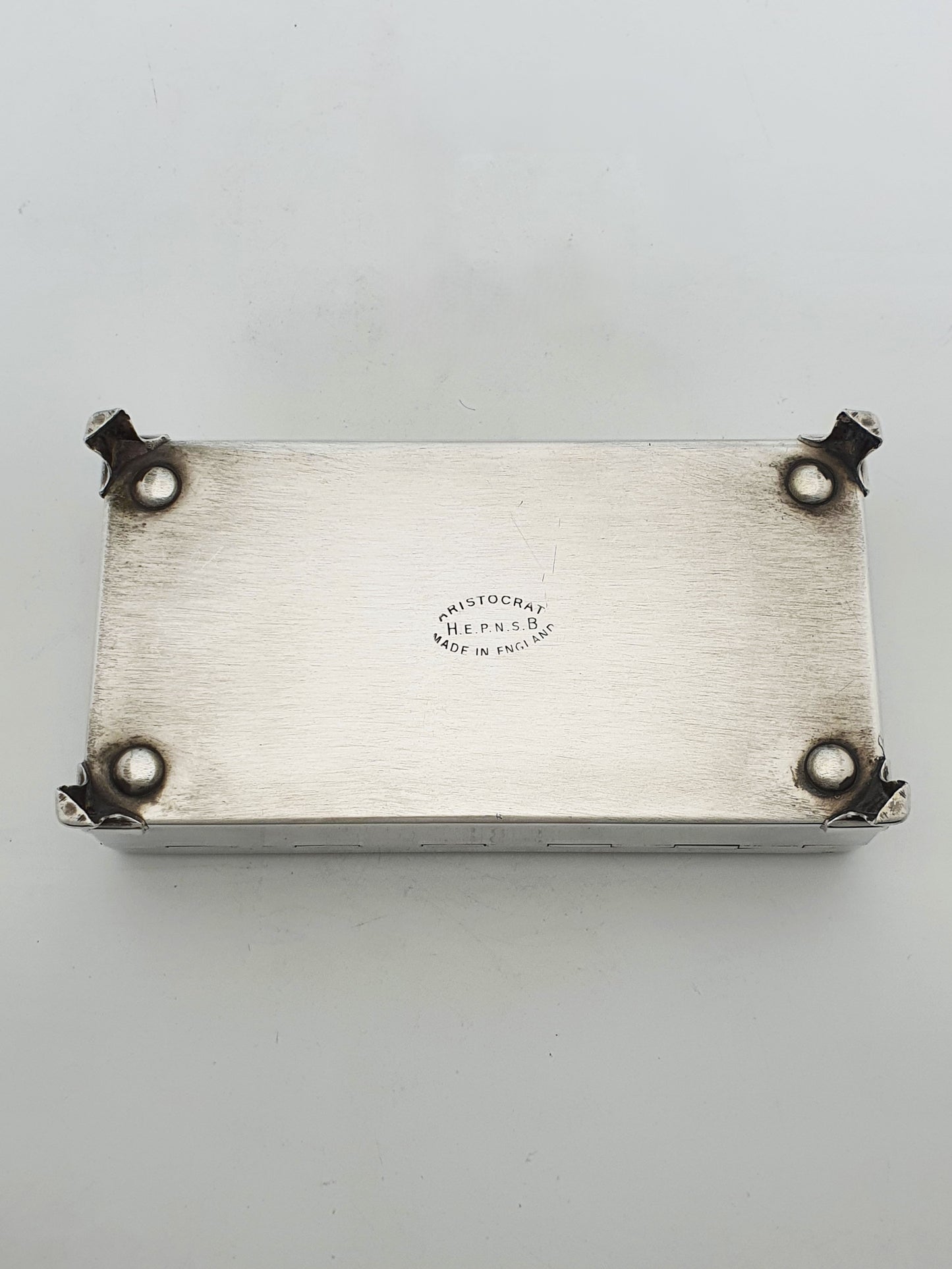 Vintage Silver Plate and Bakelite Trinket Box – circa 1960