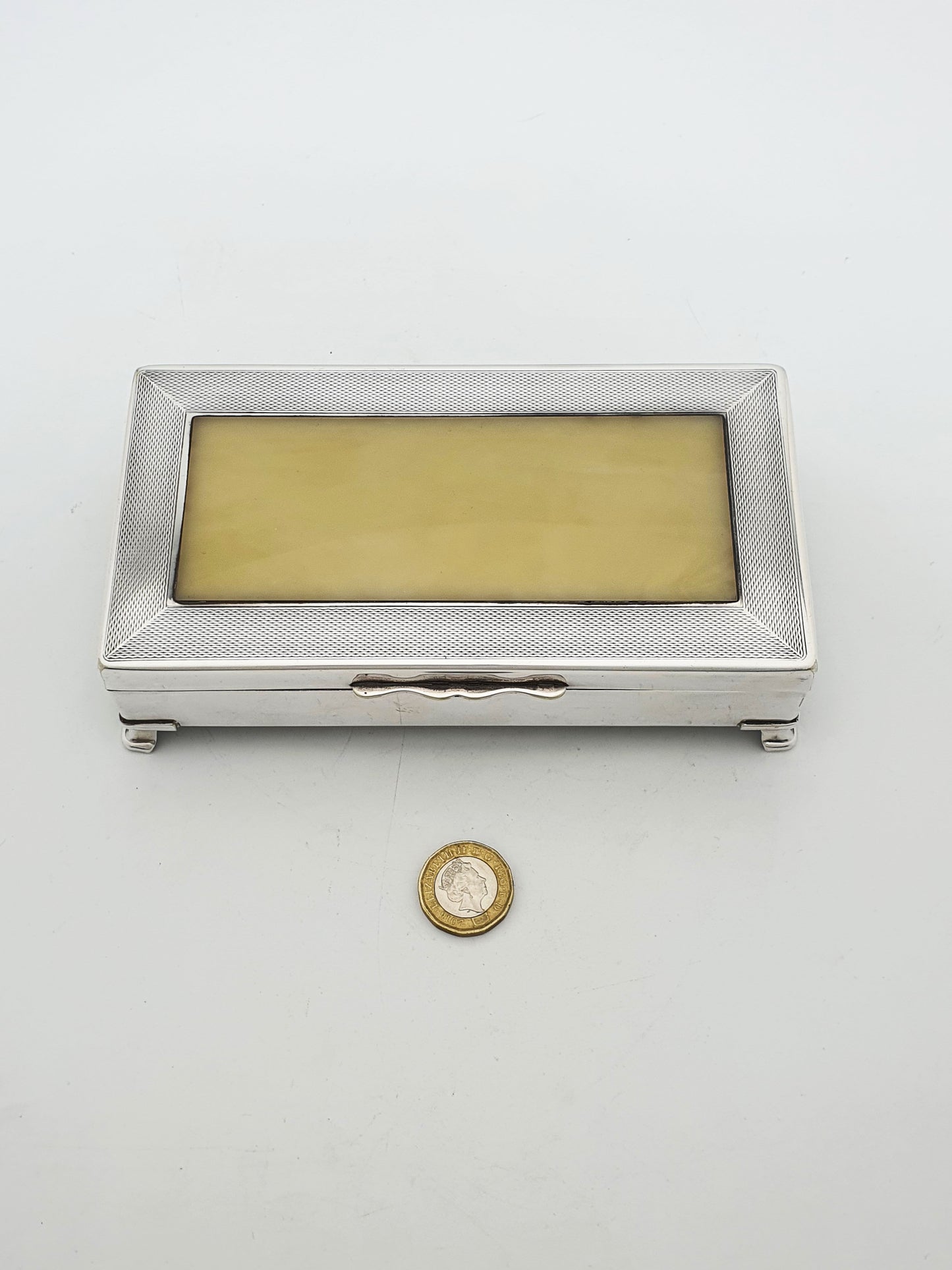 Vintage Silver Plate and Bakelite Trinket Box – circa 1960
