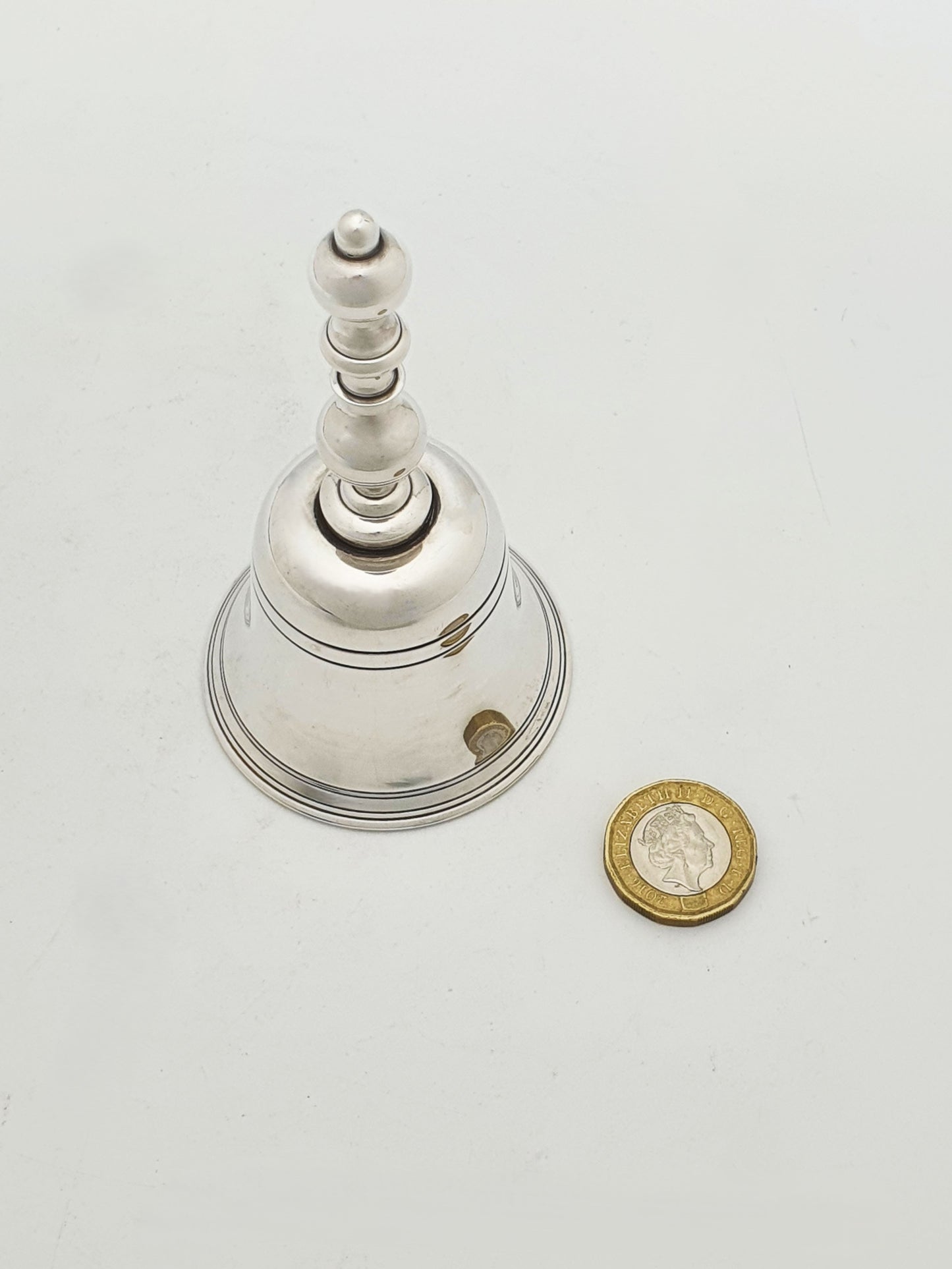 Lovely Vintage French ERCUIS Silver-Plated Table Bell – circa 1960