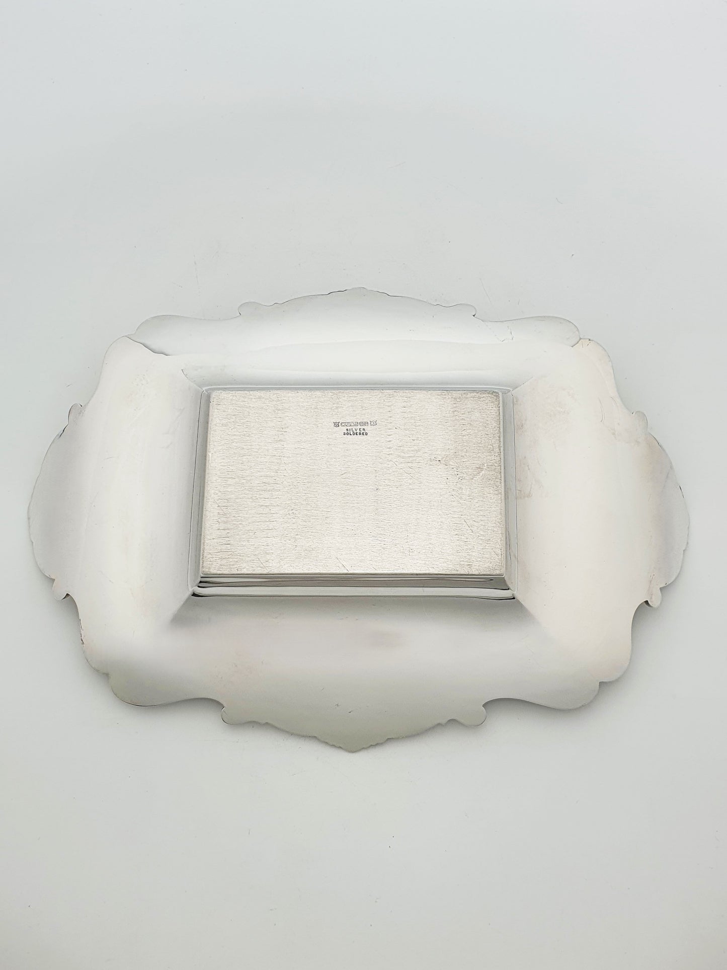Rococo Revival Silver-Plated Bread Tray With Matching Three-Tine Fork – circa 1905