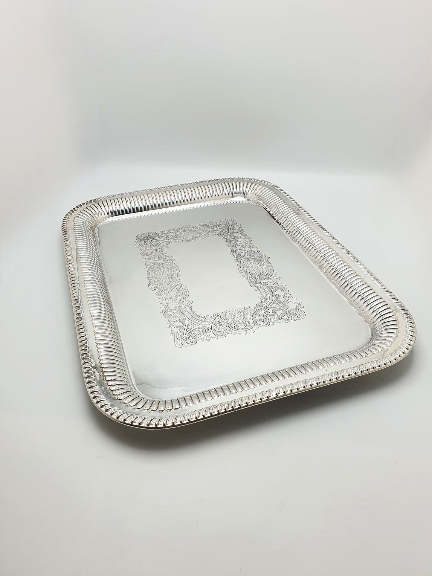 Fantastic Antique Victorian Silver-Plated Drinks Tray - circa 1890