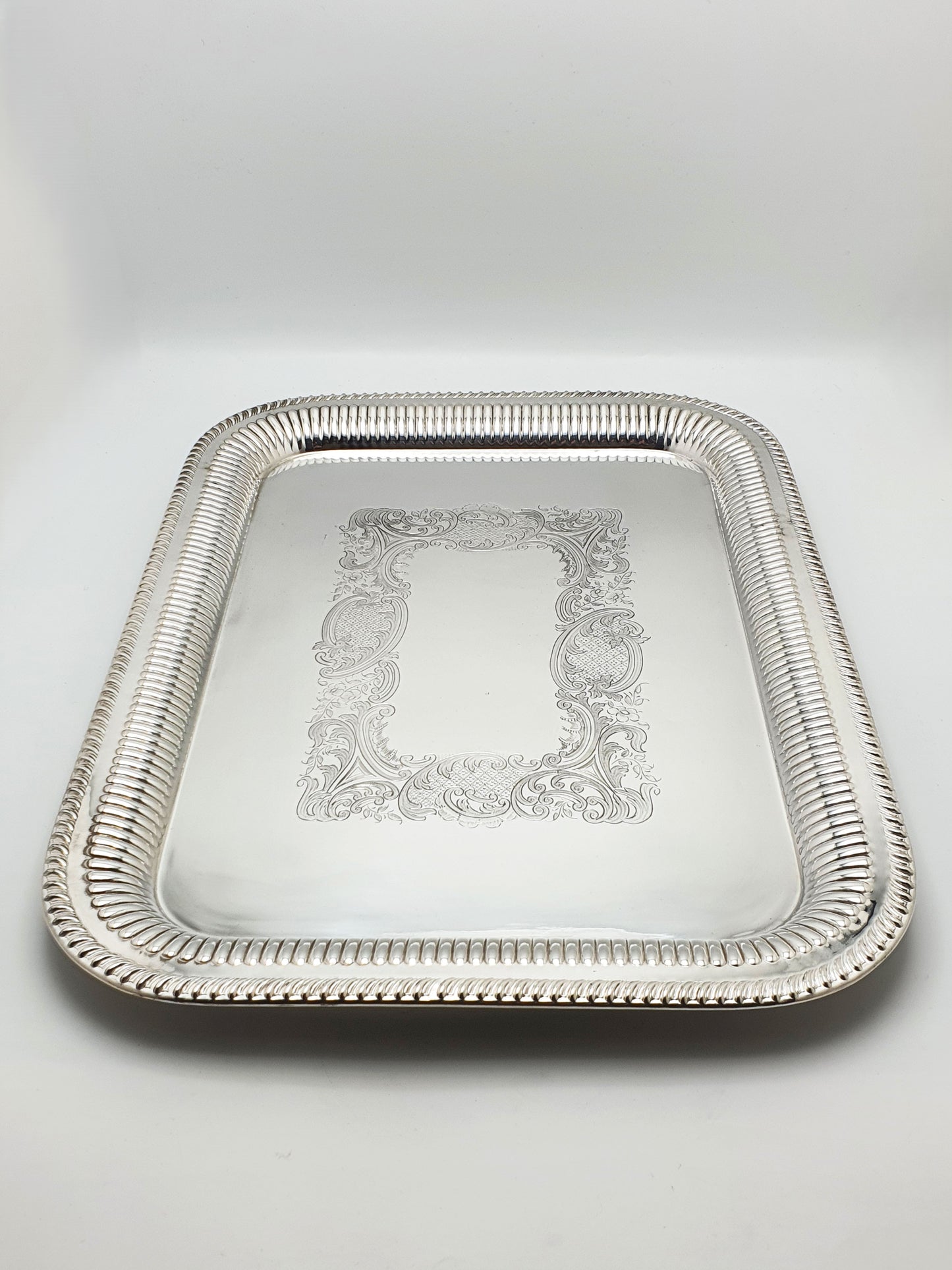 Fantastic Antique Victorian Silver-Plated Drinks Tray - circa 1890