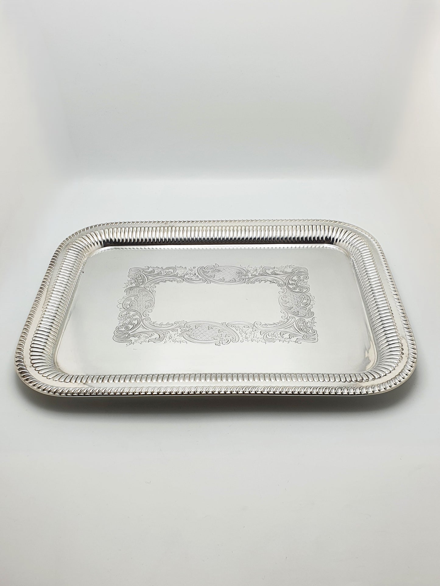 Fantastic Antique Victorian Silver-Plated Drinks Tray - circa 1890