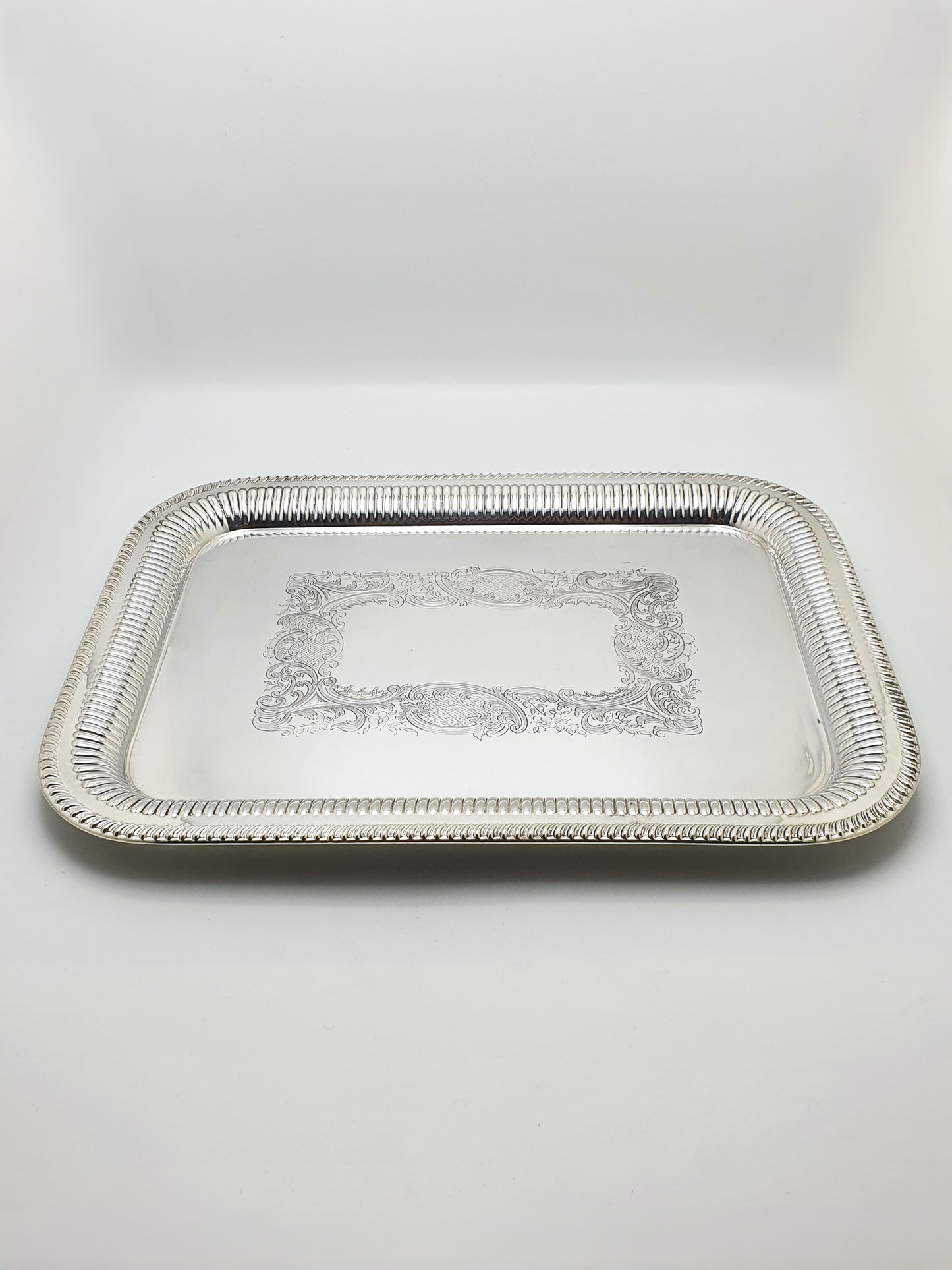Fantastic Antique Victorian Silver-Plated Drinks Tray - circa 1890