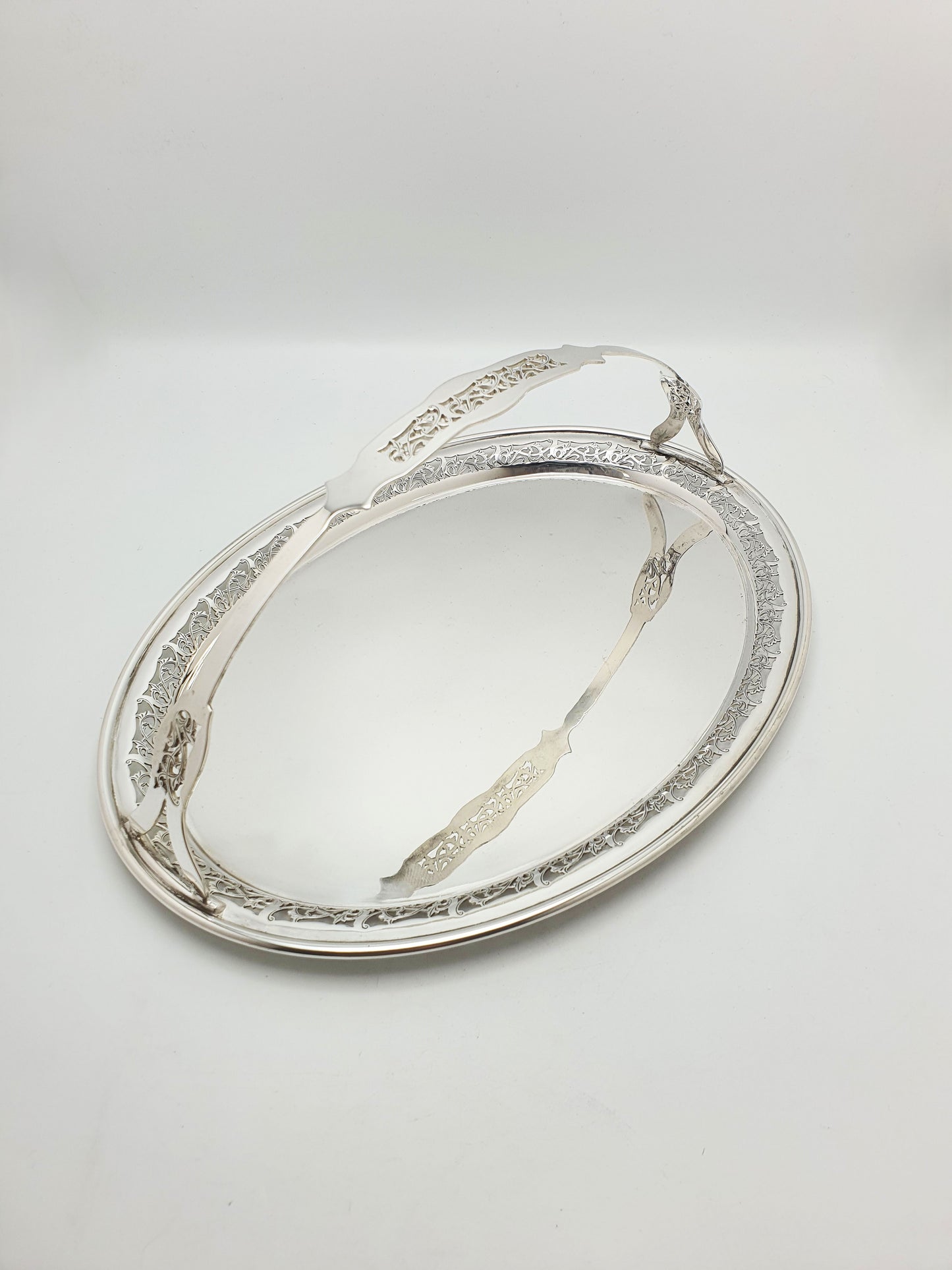 Lovely Antique Edwardian Silver Plated Drinks Tray - circa 1905