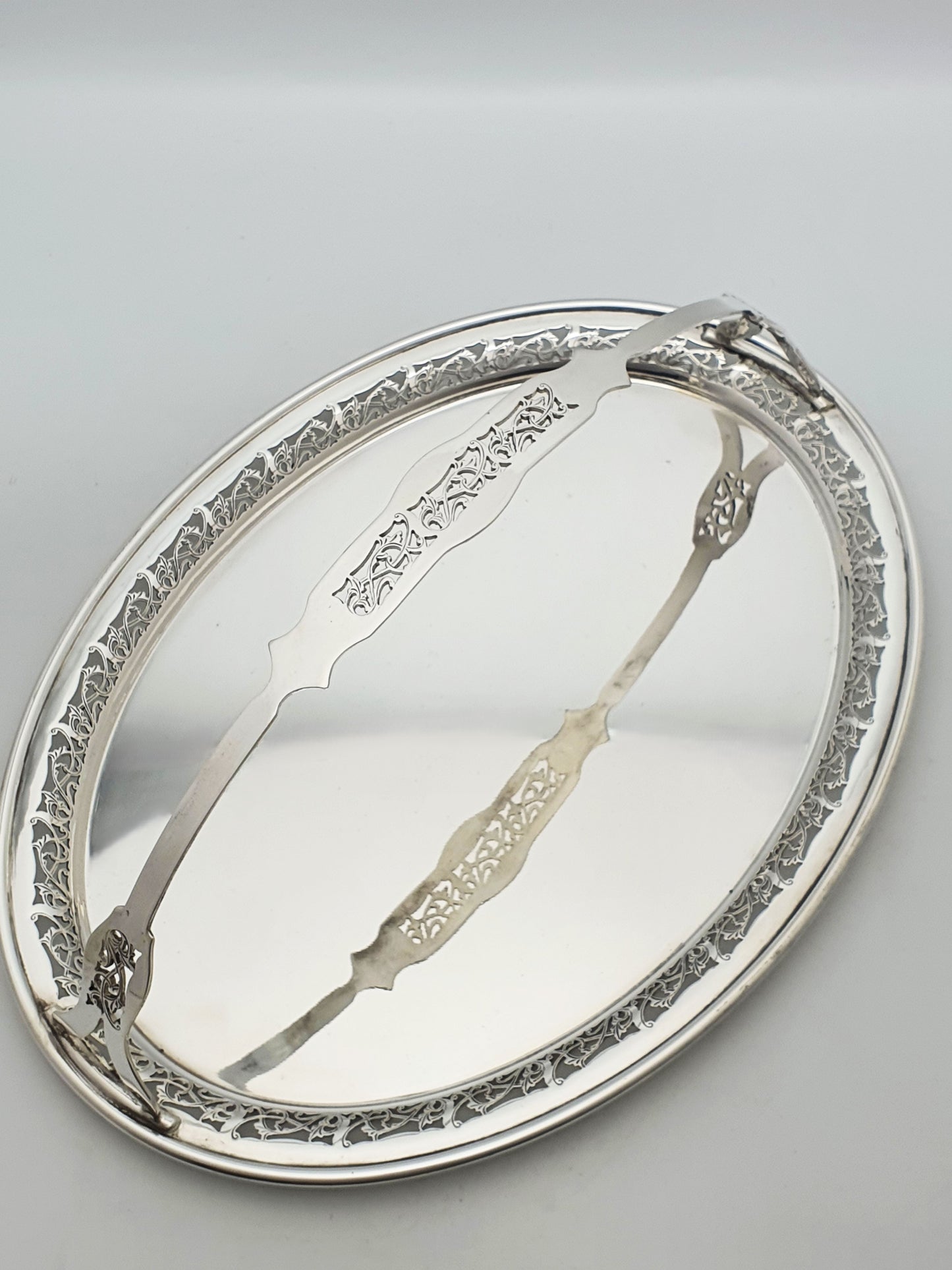 Lovely Antique Edwardian Silver Plated Drinks Tray - circa 1905
