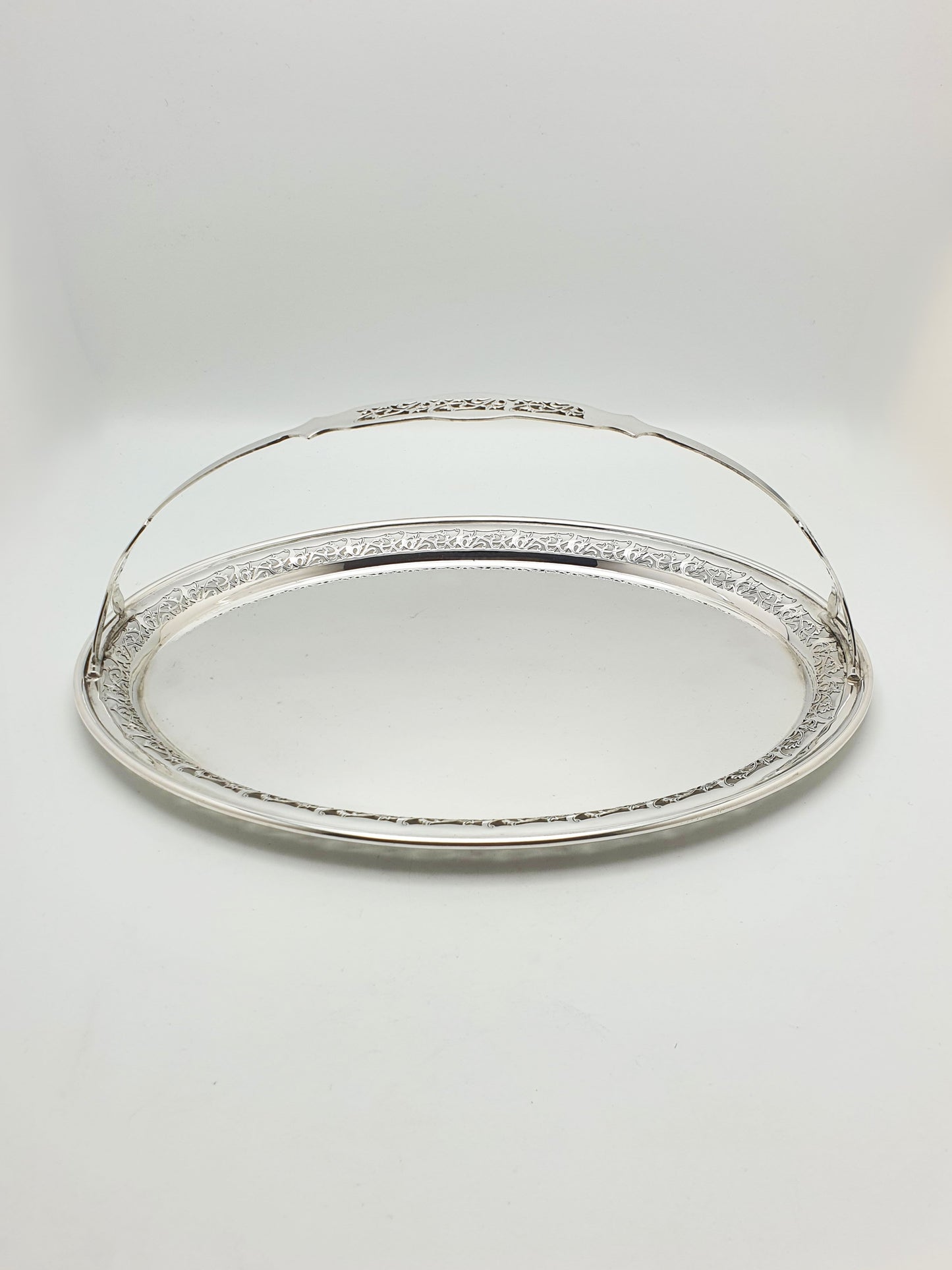 Lovely Antique Edwardian Silver Plated Drinks Tray - circa 1905