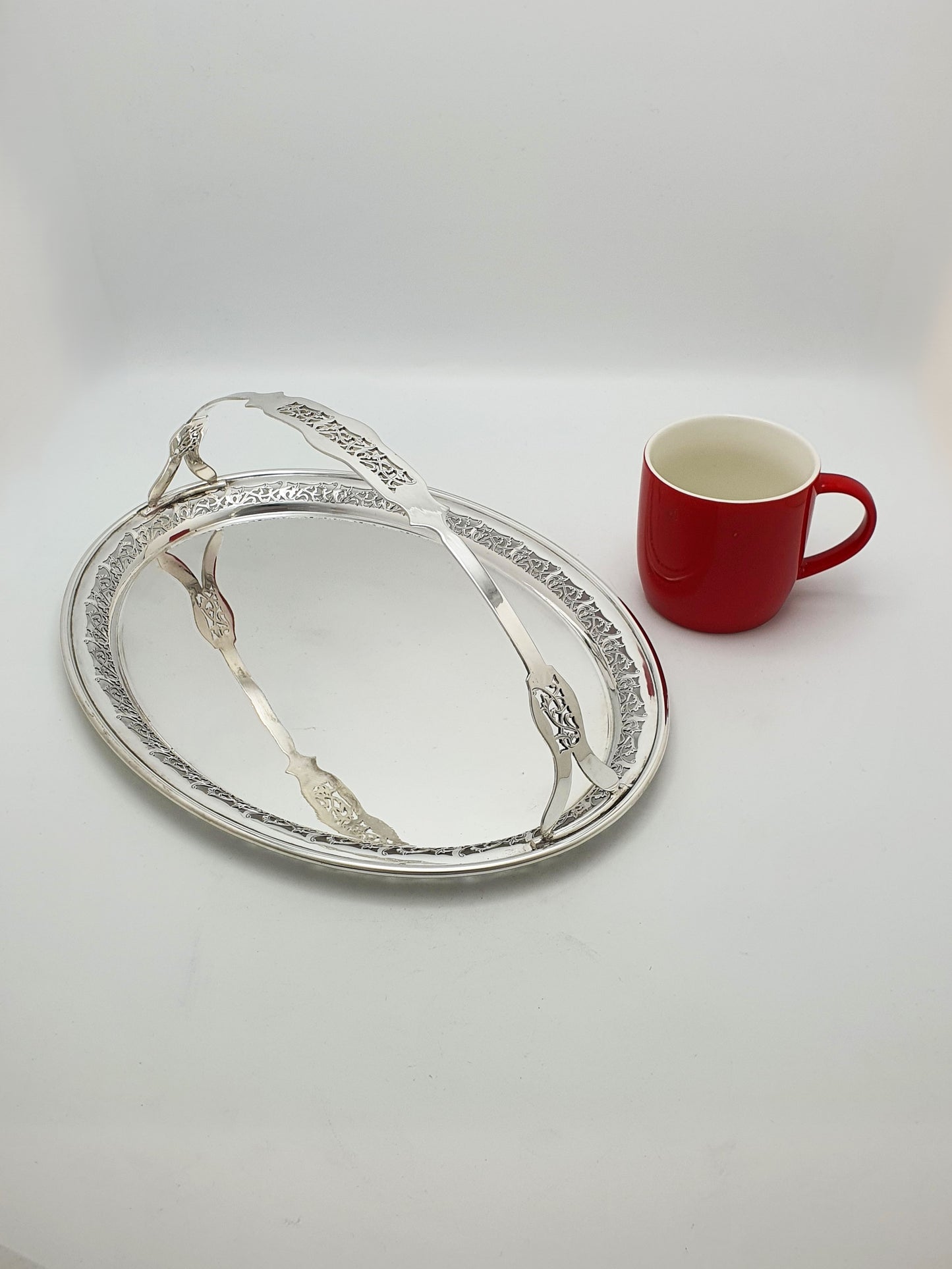 Lovely Antique Edwardian Silver Plated Drinks Tray - circa 1905