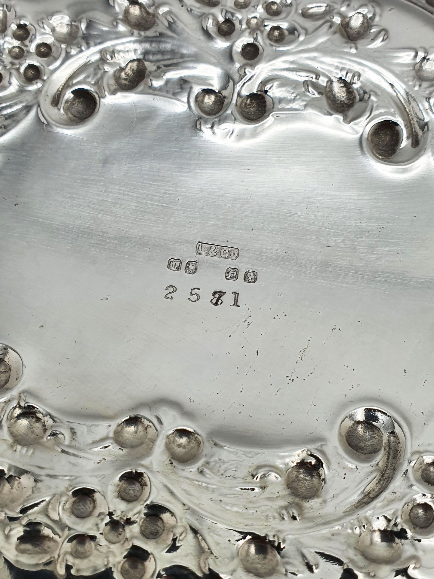 Pretty Pair Victorian Liberty & Co. Silver Plated Dishes - circa 1890