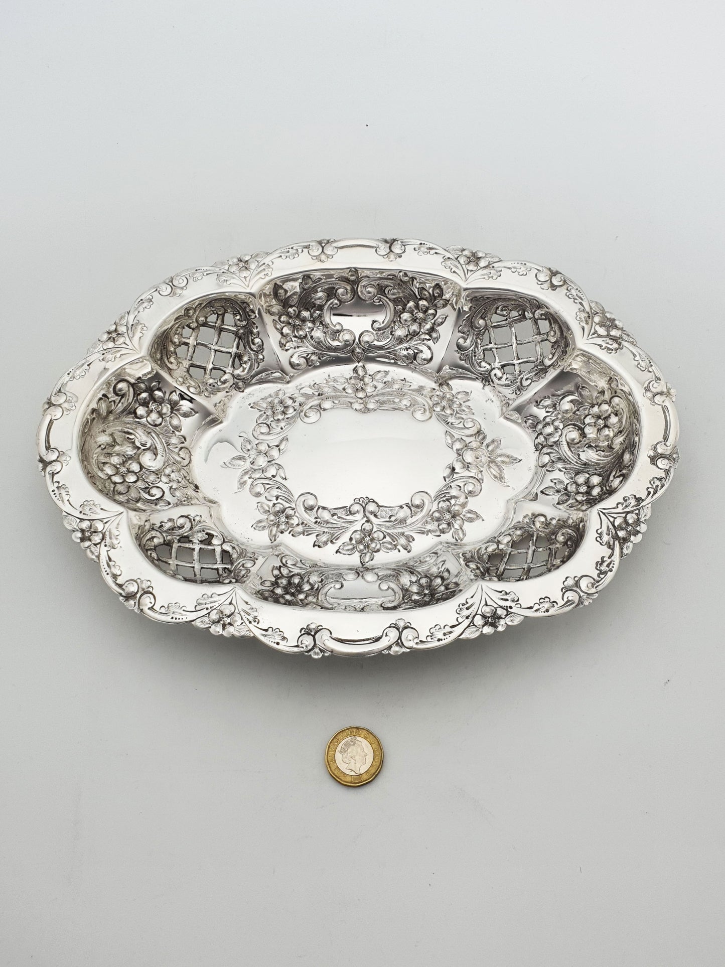 Pretty Pair Victorian Liberty & Co. Silver Plated Dishes - circa 1890