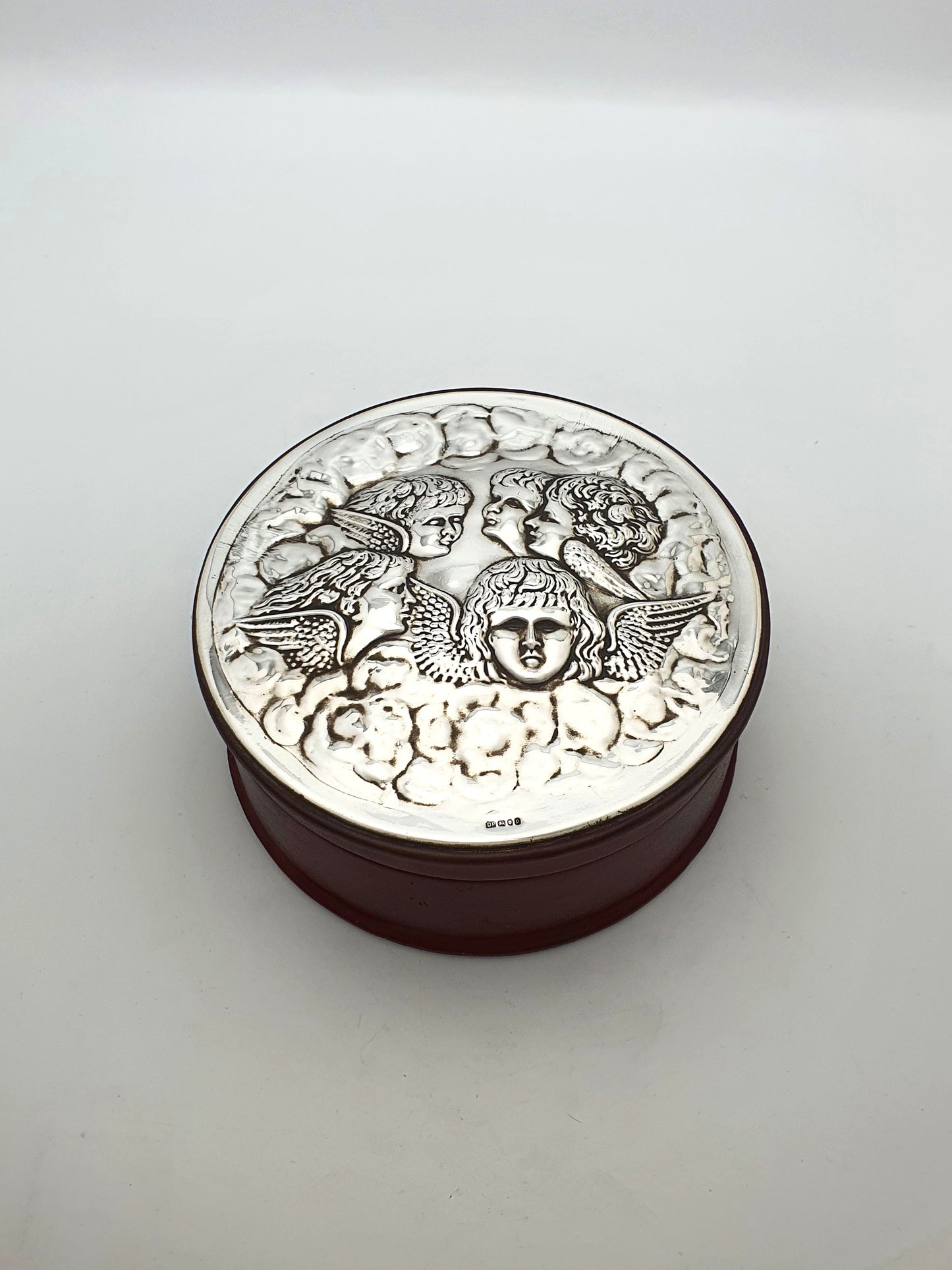 Wonderful Vintage Sterling Silver and Leather Jewellery Box – London, 1990