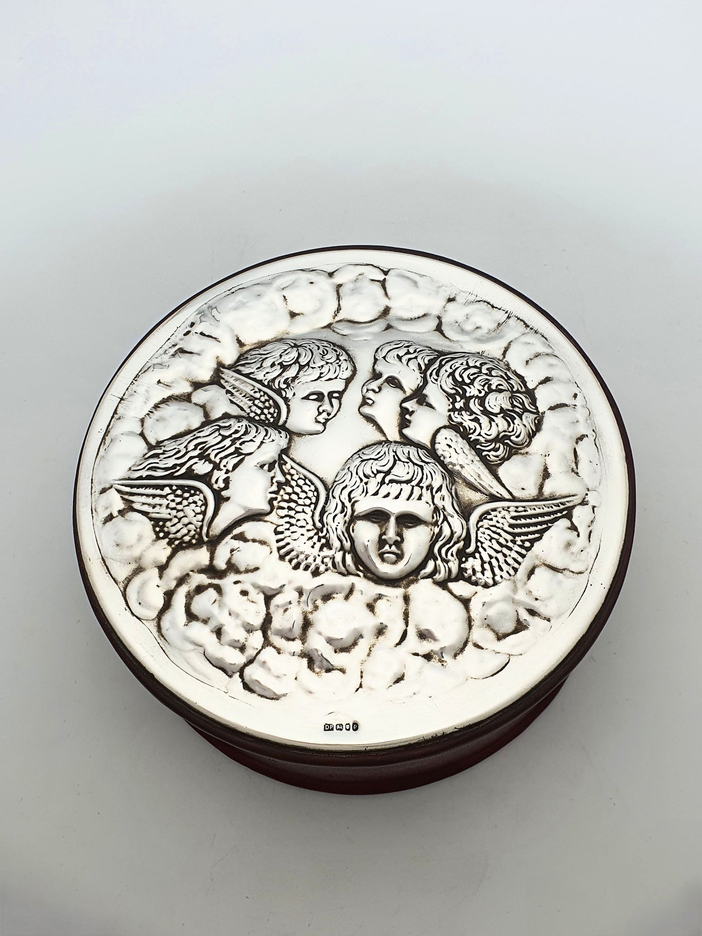 Wonderful Vintage Sterling Silver and Leather Jewellery Box – London, 1990