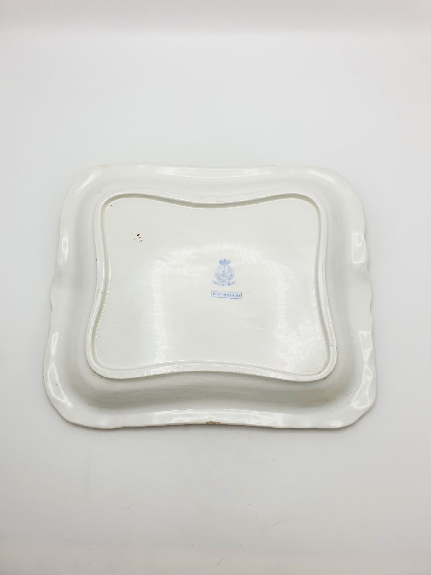 Lovely Antique Carlton Ware Floral & Gilt Rectangular Serving Tray - 1896