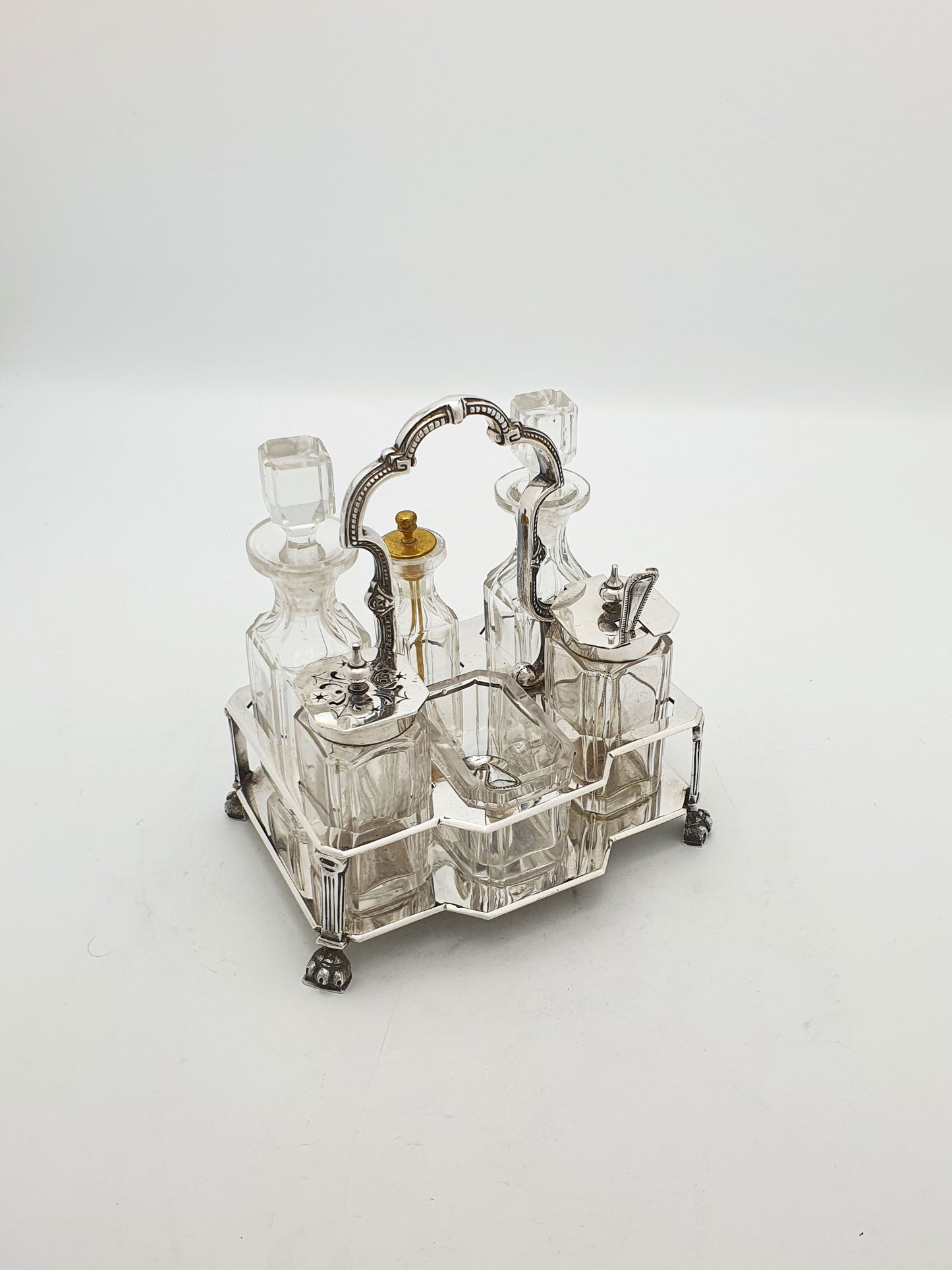 Antique Mappin Brothers Silver Plate Bachelor Cruet Set – circa 1880