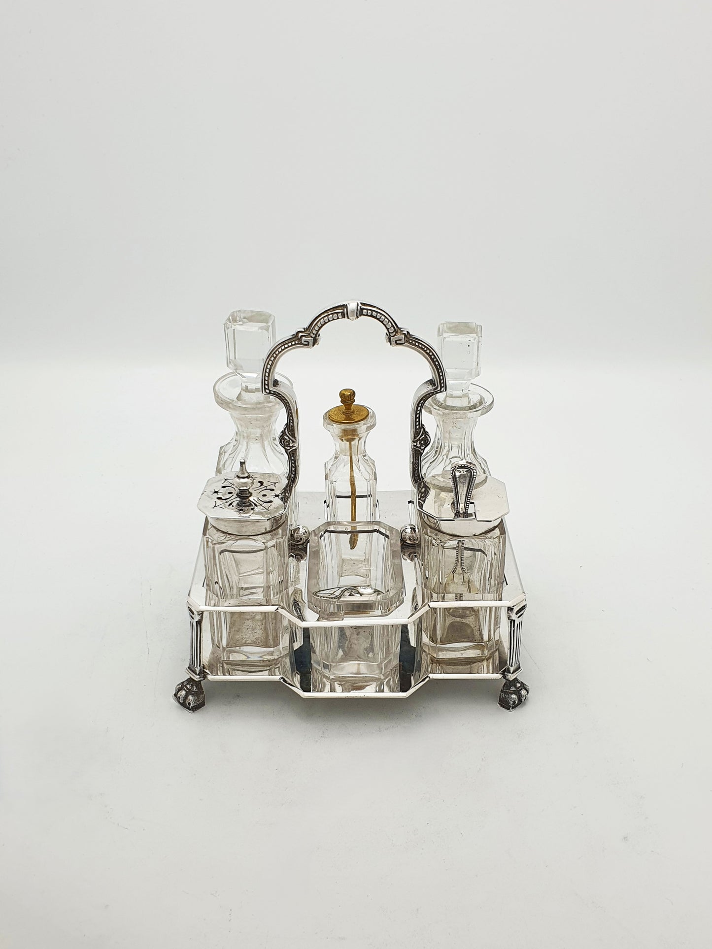 Antique Mappin Brothers Silver Plate Bachelor Cruet Set – circa 1880