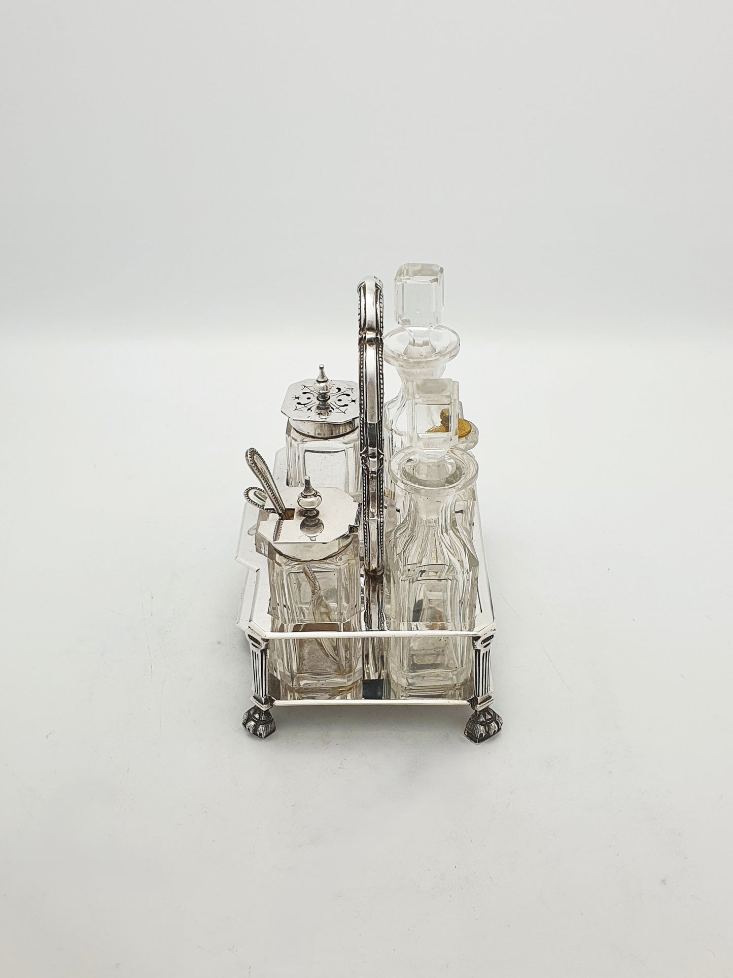 Antique Mappin Brothers Silver Plate Bachelor Cruet Set – circa 1880