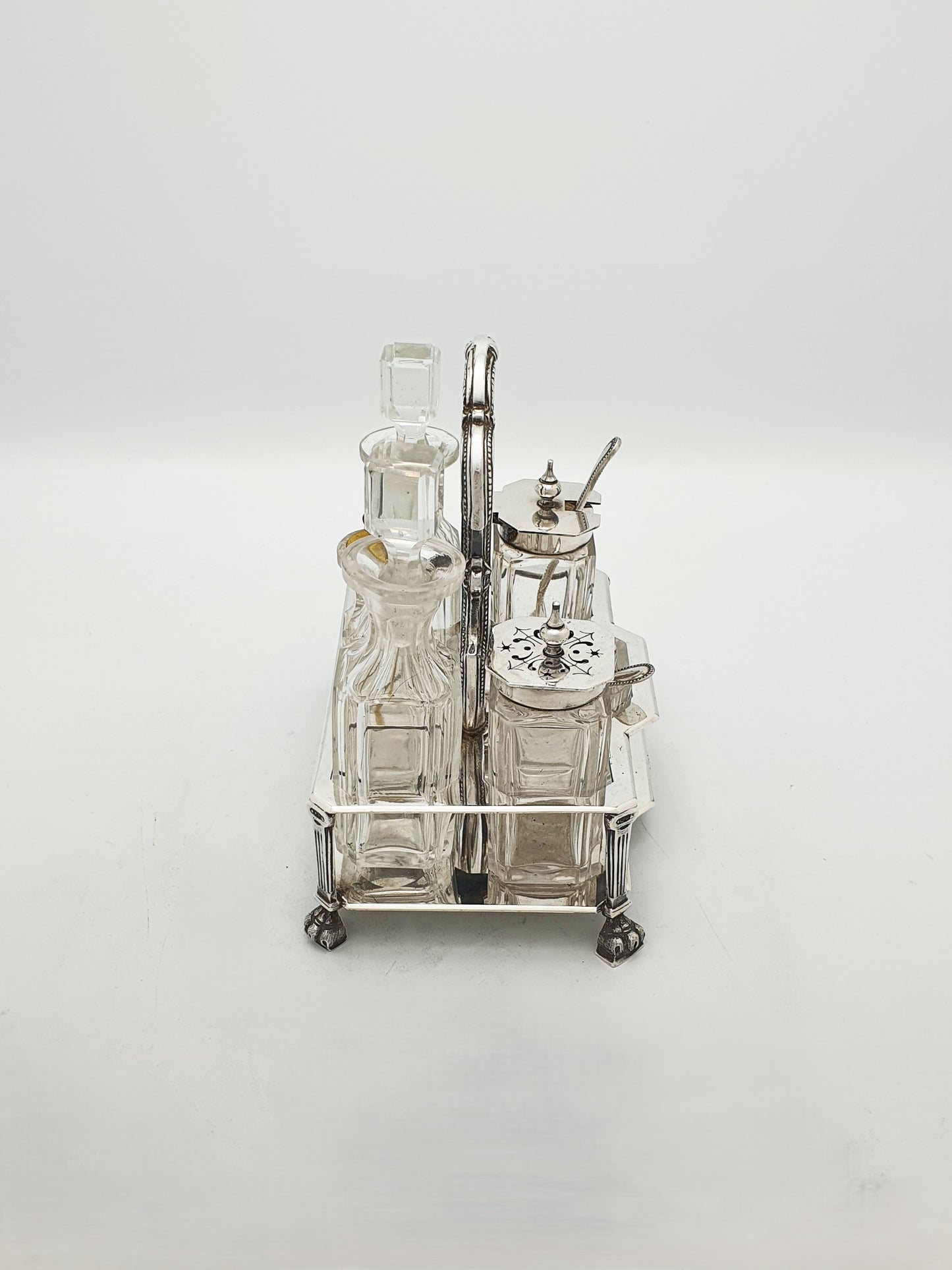 Antique Mappin Brothers Silver Plate Bachelor Cruet Set – circa 1880