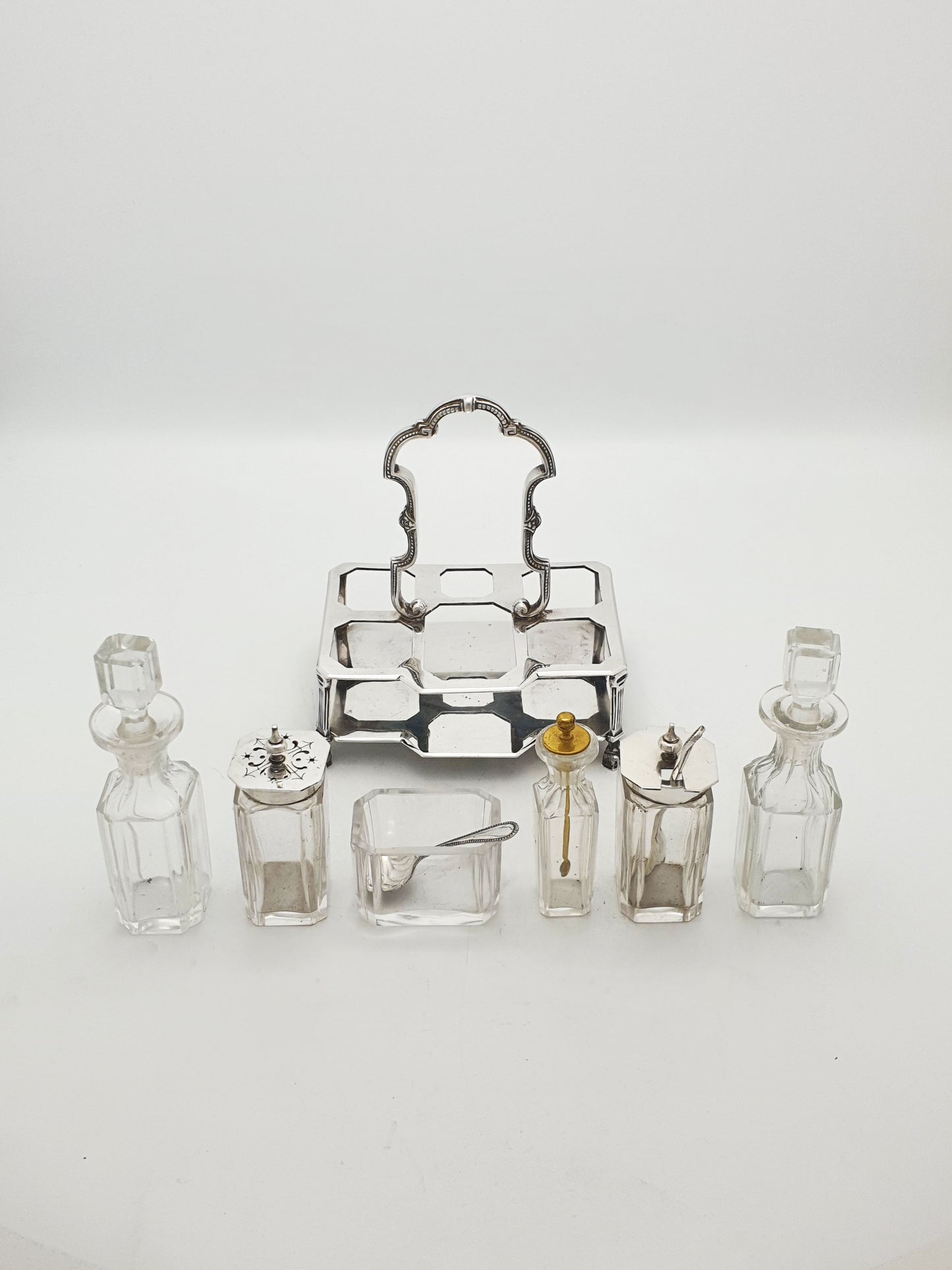 Antique Mappin Brothers Silver Plate Bachelor Cruet Set – circa 1880