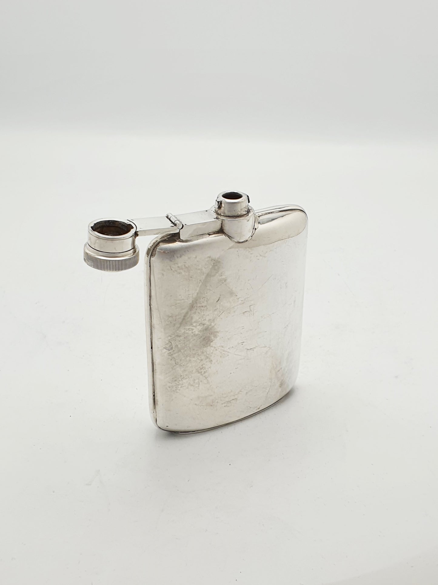 Nice Antique Silver Plated Hip Flask – circa 1920