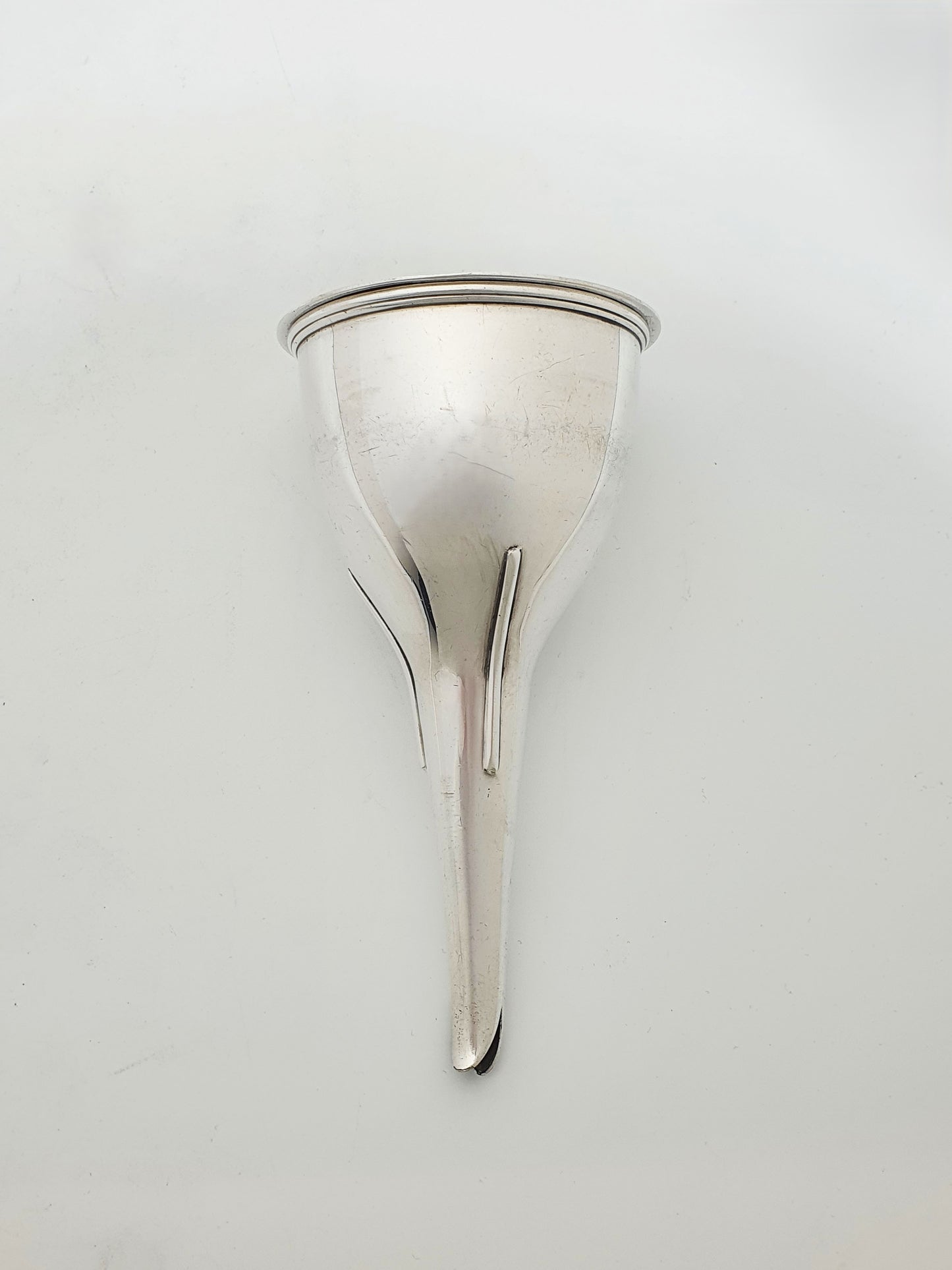 Lovely Antique Edwardian Silver Plated Wine Funnel With Strainer – circa 1905