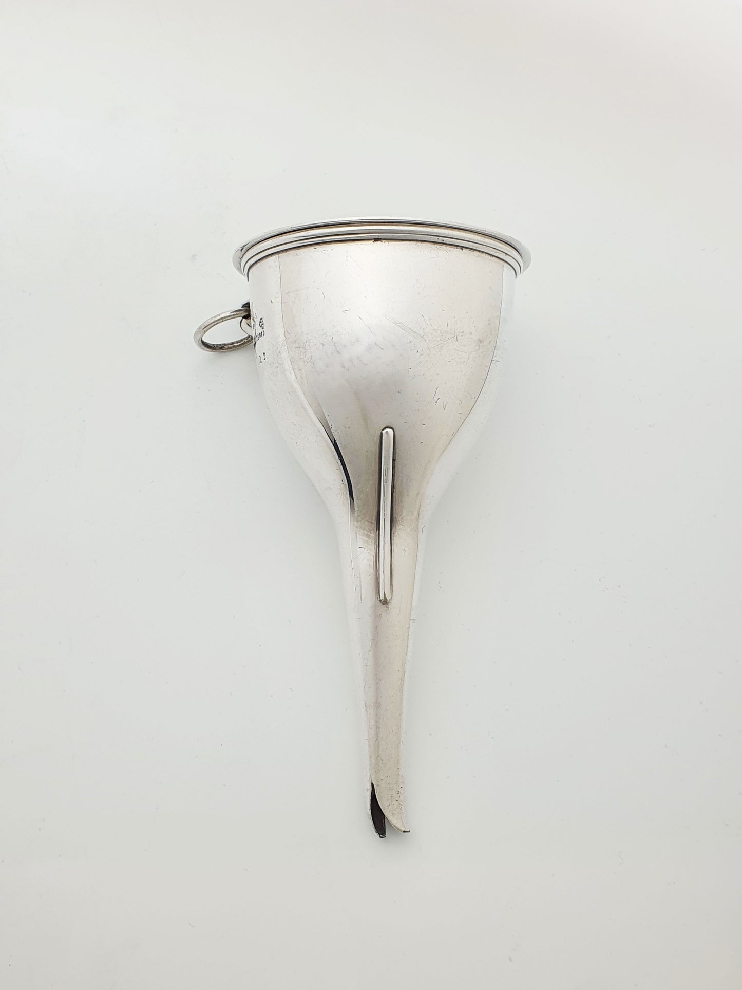 Lovely Antique Edwardian Silver Plated Wine Funnel With Strainer – circa 1905