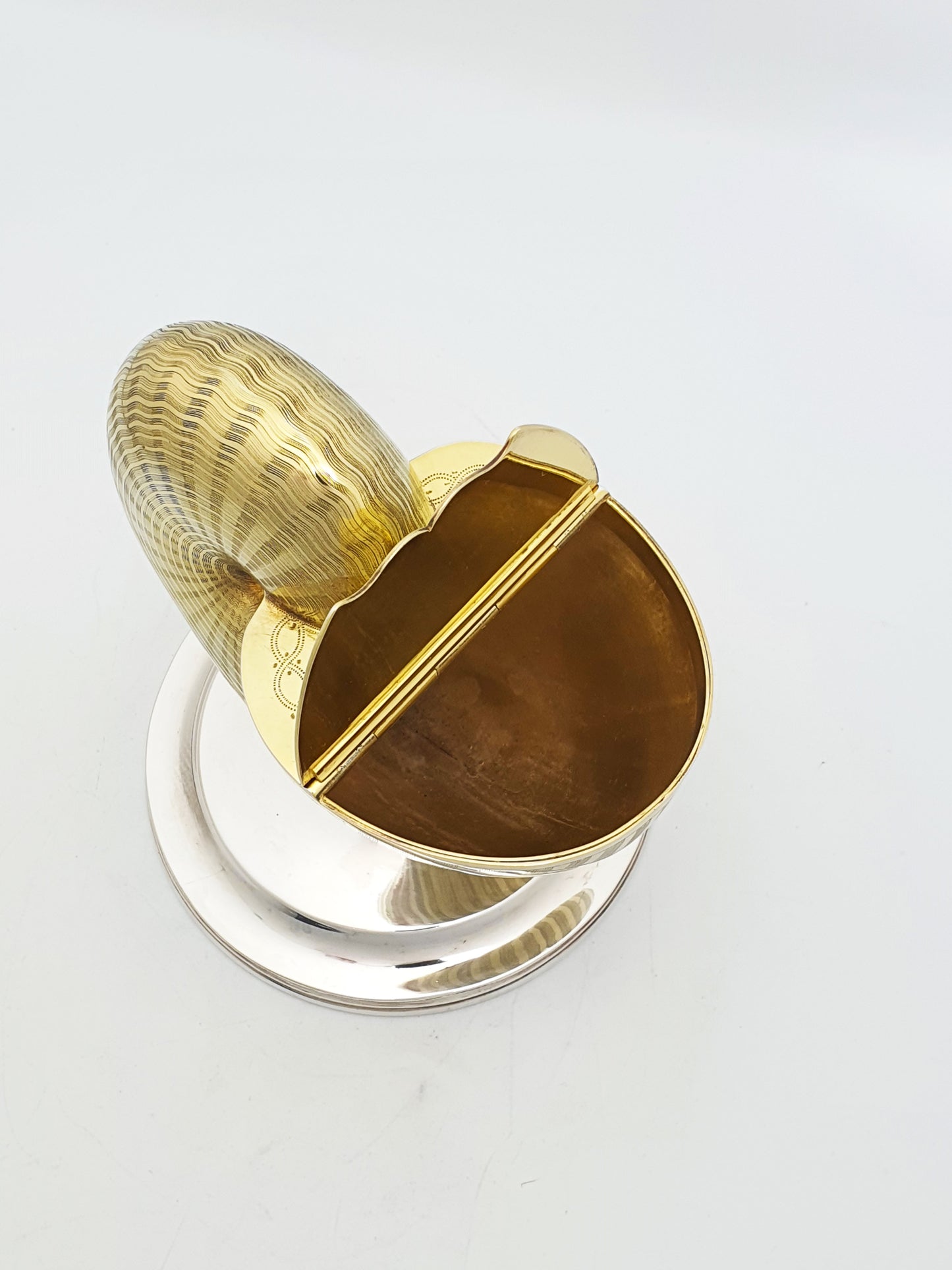 Large Antique Victorian Silver Plated Gilt Spoon Warmer – circa 1870