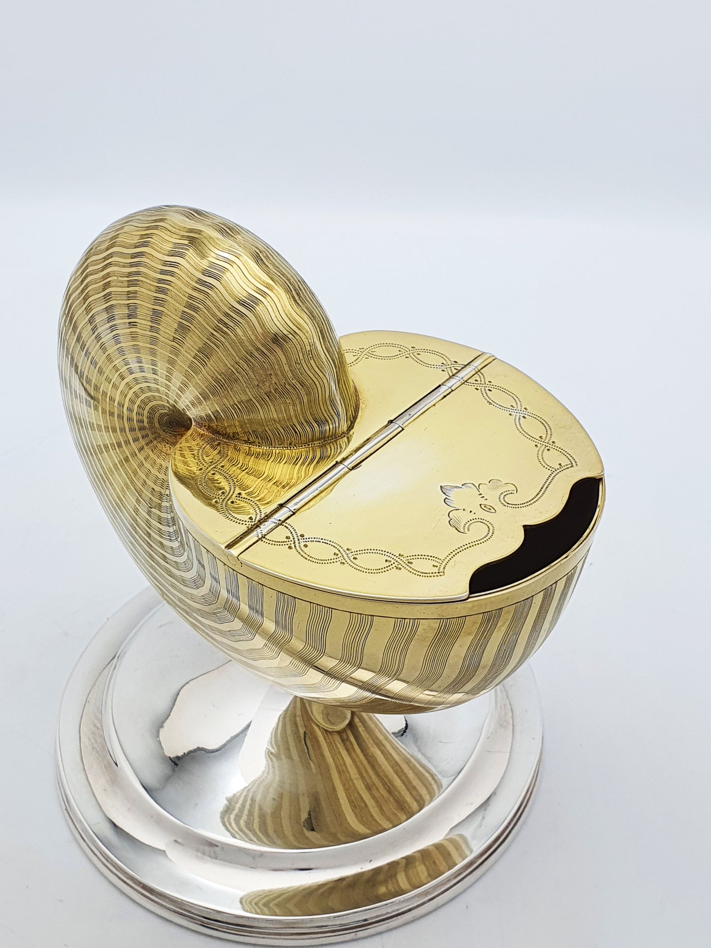 Large Antique Victorian Silver Plated Gilt Spoon Warmer – circa 1870