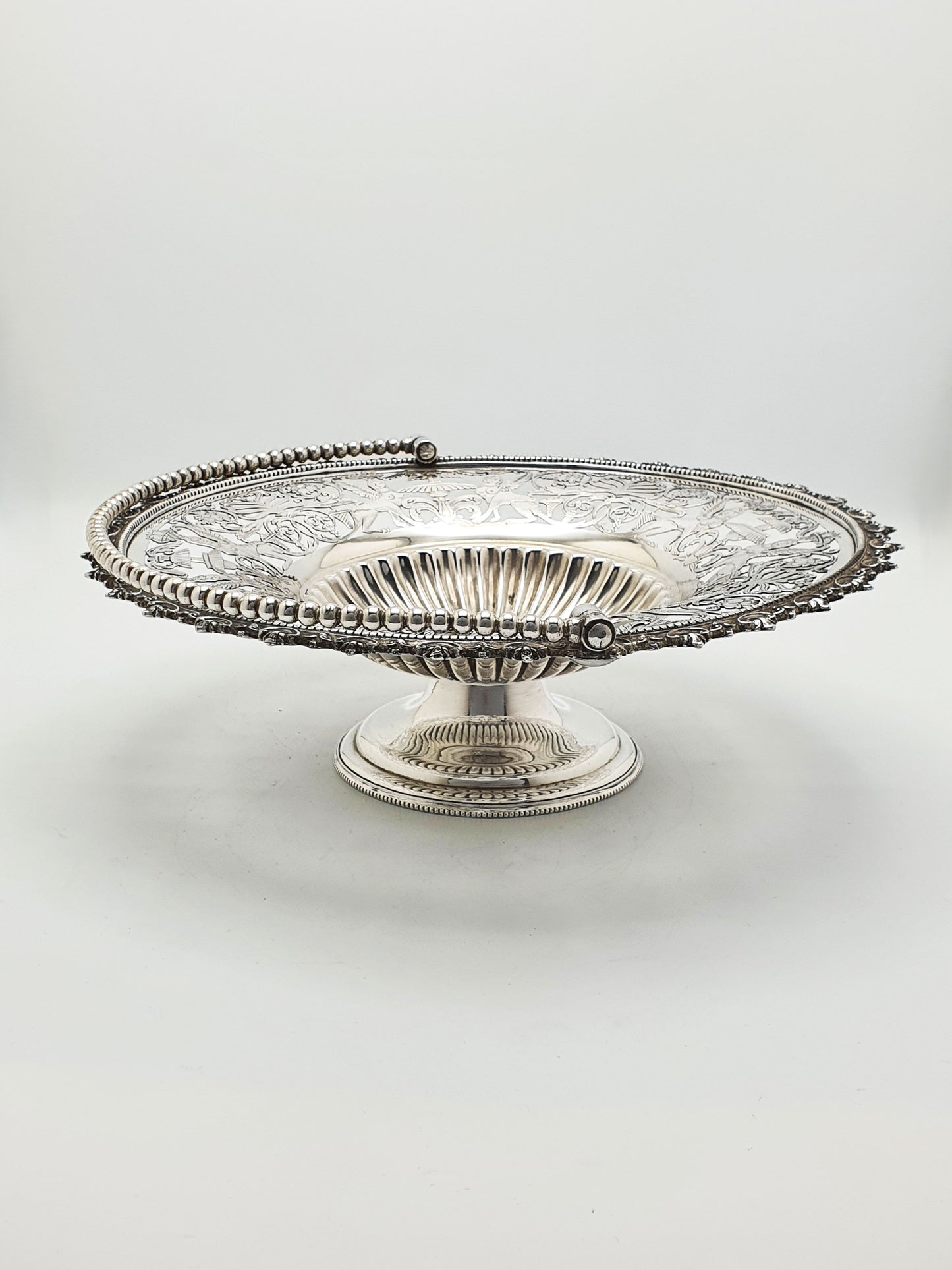 Ornate Grand Tour Silver Plated Fruit basket – circa 1880