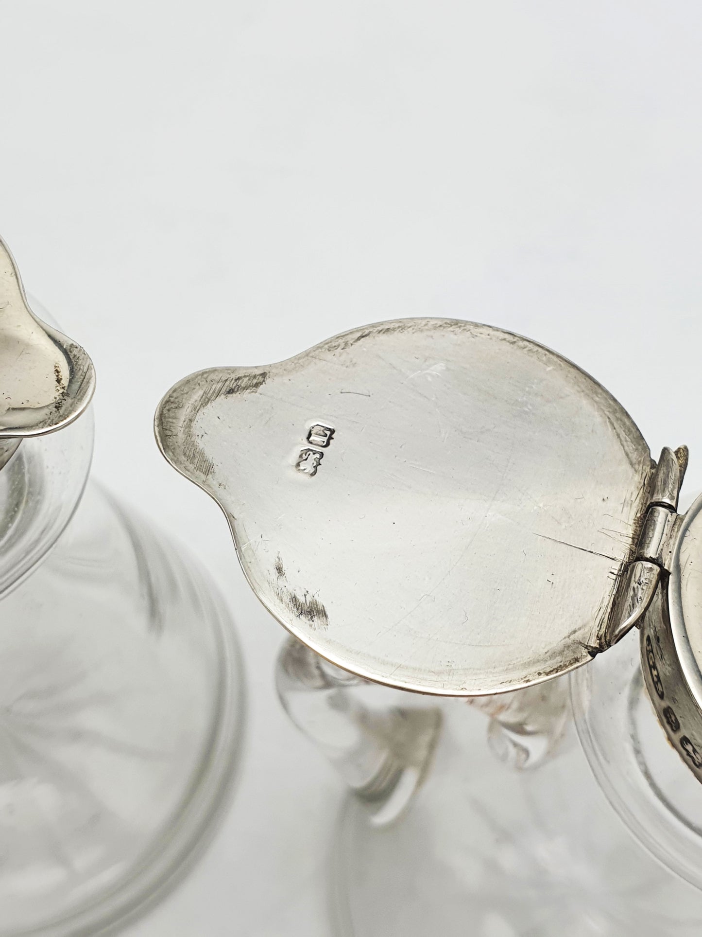 Pair of Sterling Silver Whiskey Noggins with George V Silver Jubilee Mark - 1935