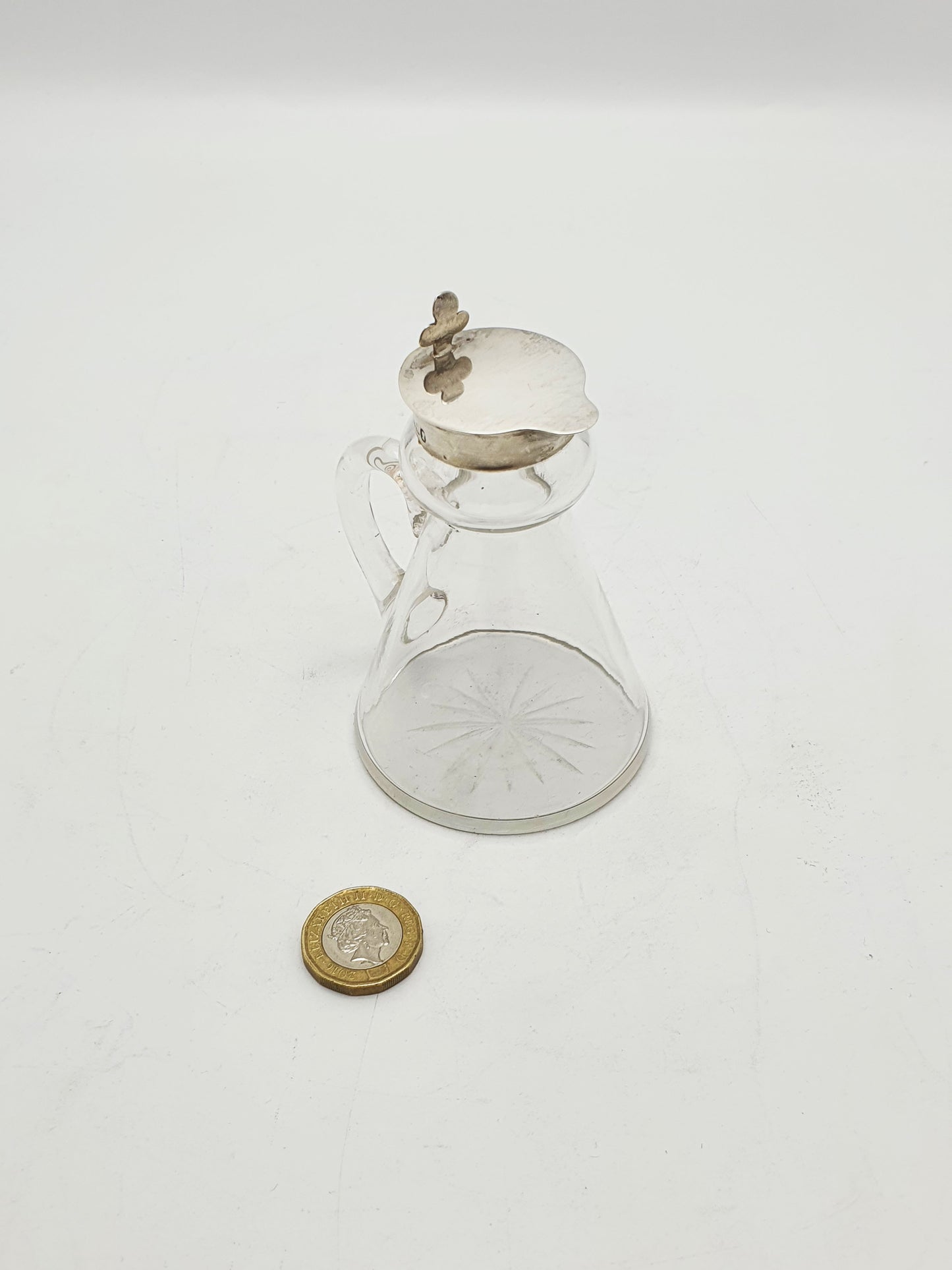 Pair of Sterling Silver Whiskey Noggins with George V Silver Jubilee Mark - 1935