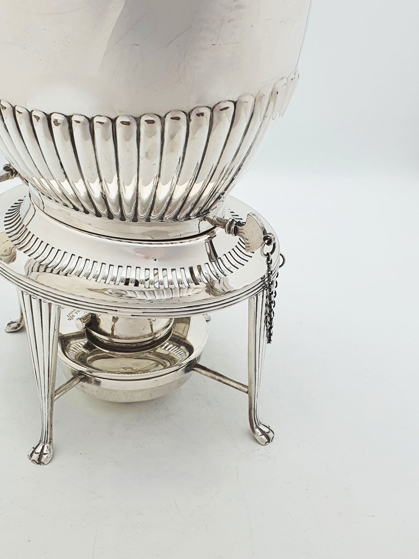 Lovely Antique Edwardian Spirit Kettle On Stand With Burner – circa 1905