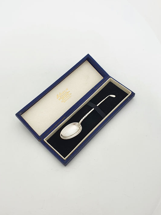 Nice Vintage Novelty Sterling Silver Golf Club Spoon - 1959