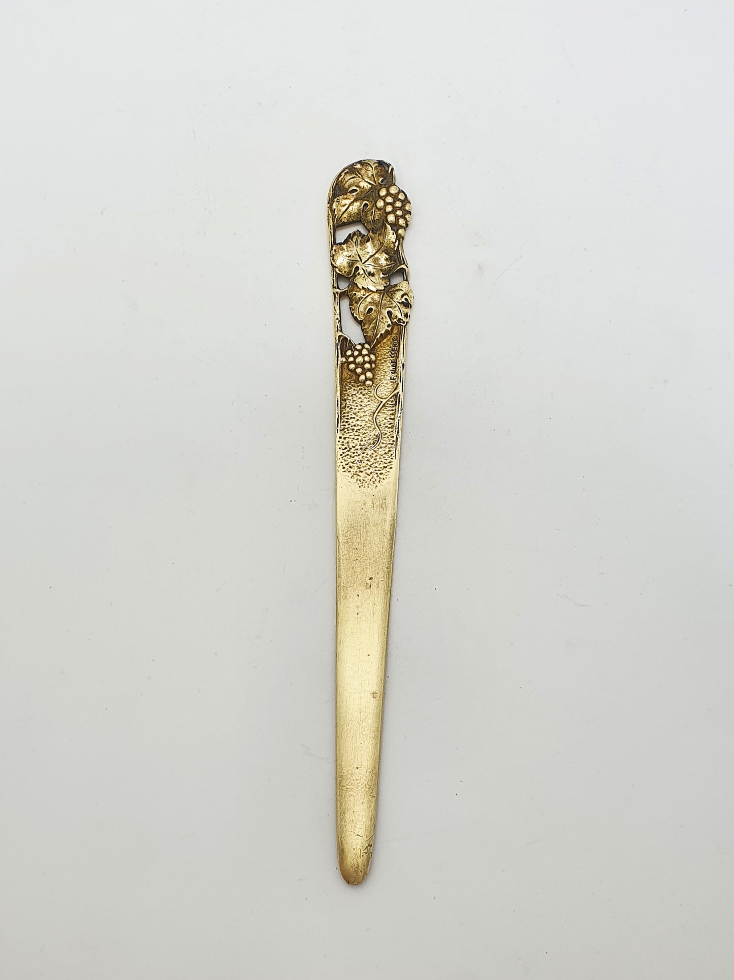 Art Nouveau French Brass Letter Opener By F Claessens – circa 1900