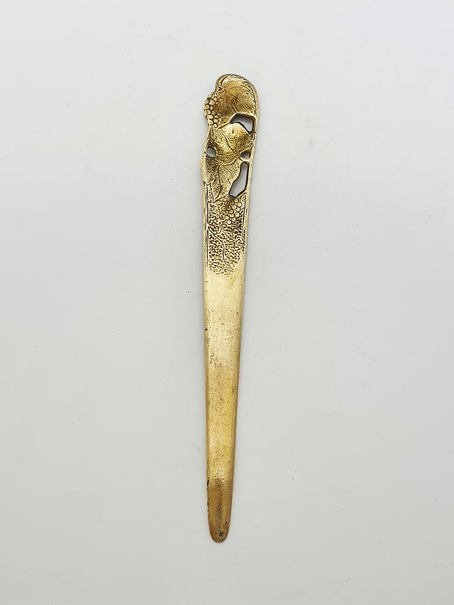 Art Nouveau French Brass Letter Opener By F Claessens – circa 1900
