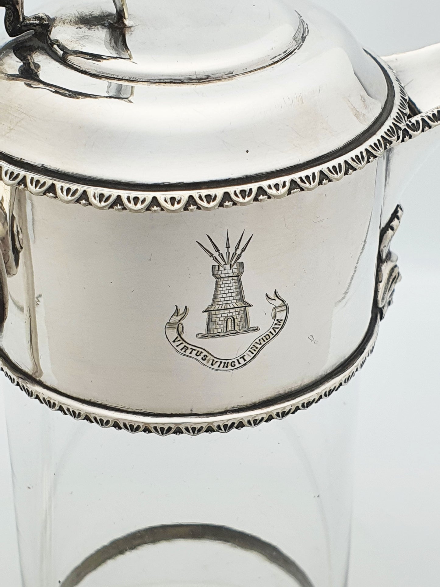 Fabulous Antique Victorian Silver Plated Claret Jug With Lion Finial – circa 1880