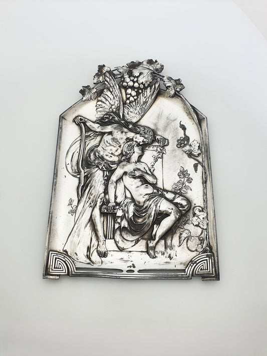Stunning Art Nouveau WMF Silver Plated Wall Plaque – circa 1900
