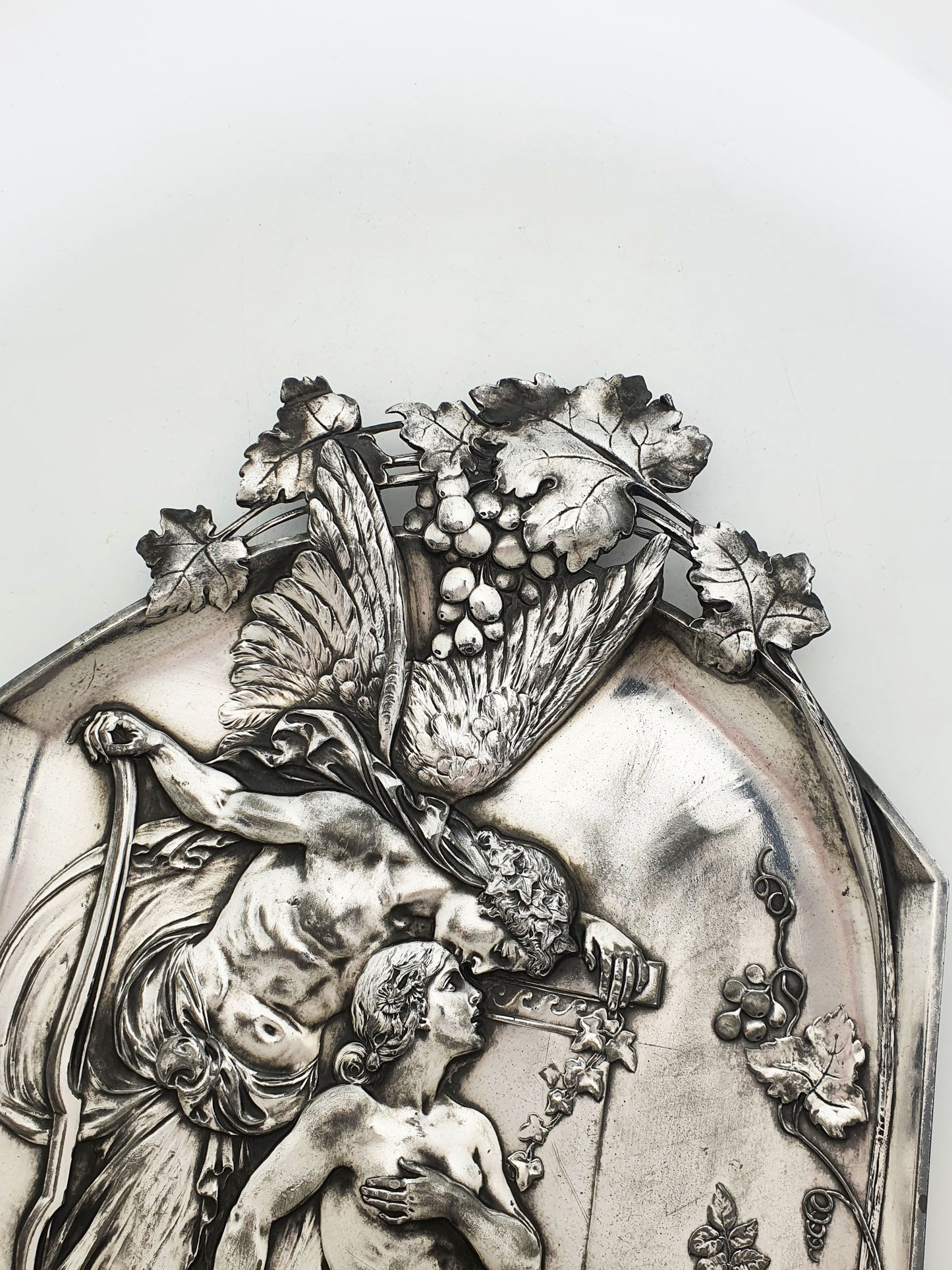 Stunning Art Nouveau WMF Silver Plated Wall Plaque – circa 1900