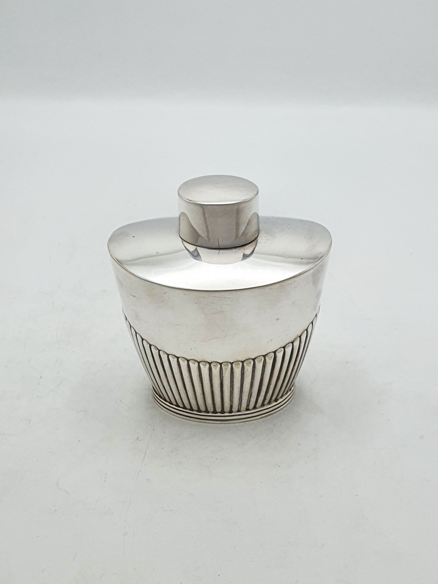 Antique Edwardian Mappin & Webb Silver Plated Tea Canister – circa 1905